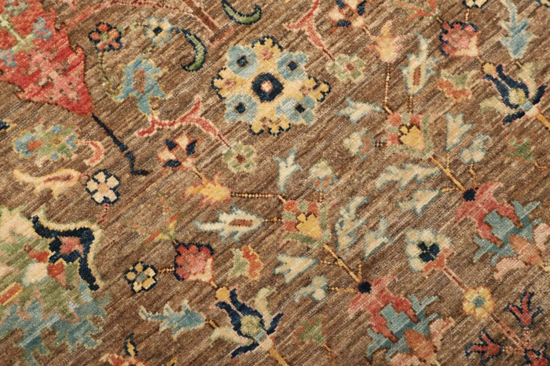 Handgeknüpfter Samarkand Orientteppich, 82 × 295 cm, Wolle