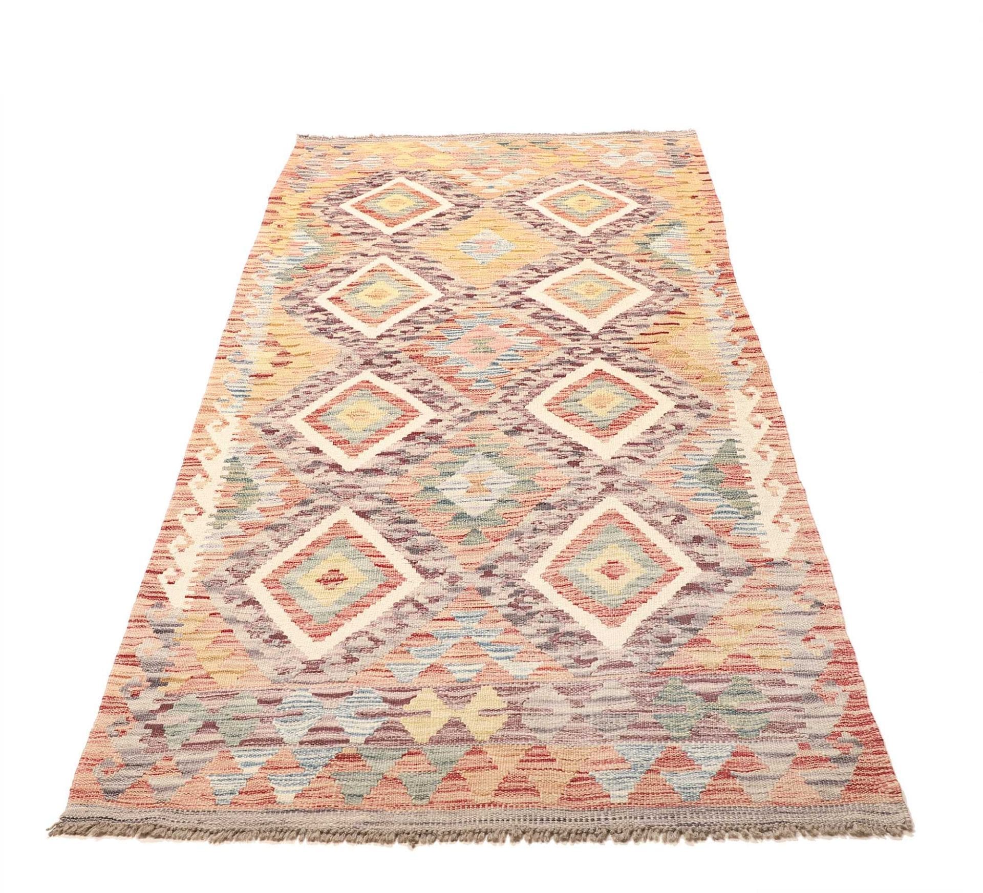 Kelim 103 × 215 cm aus Wolle, handgewebt