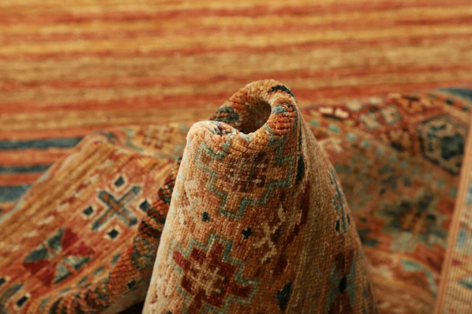 Handgeknüpfter Samarkand Orientteppich 87 × 300 cm