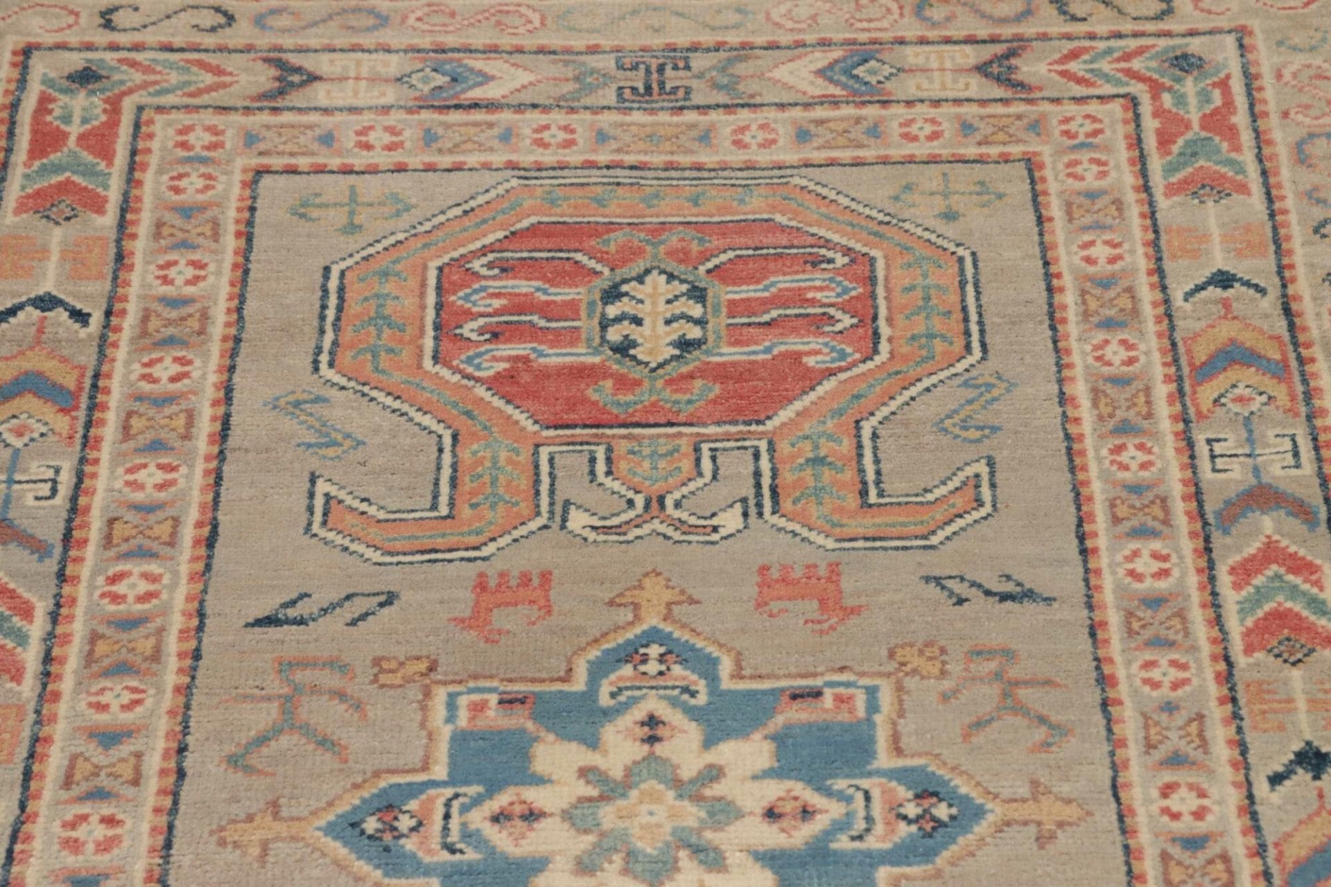 Kazak Orientteppich 85 × 286 cm aus Wolle, handgeknüpft