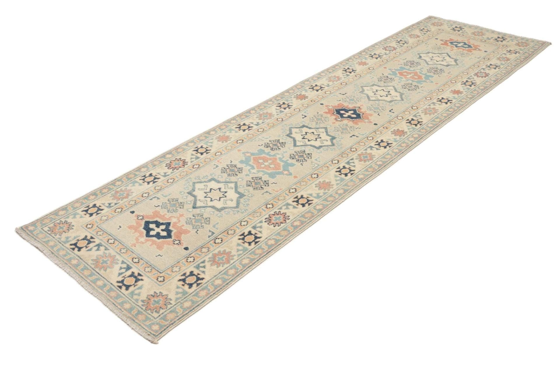 Kazak Orientteppich 86 × 294 cm aus Wolle, handgeknüpft