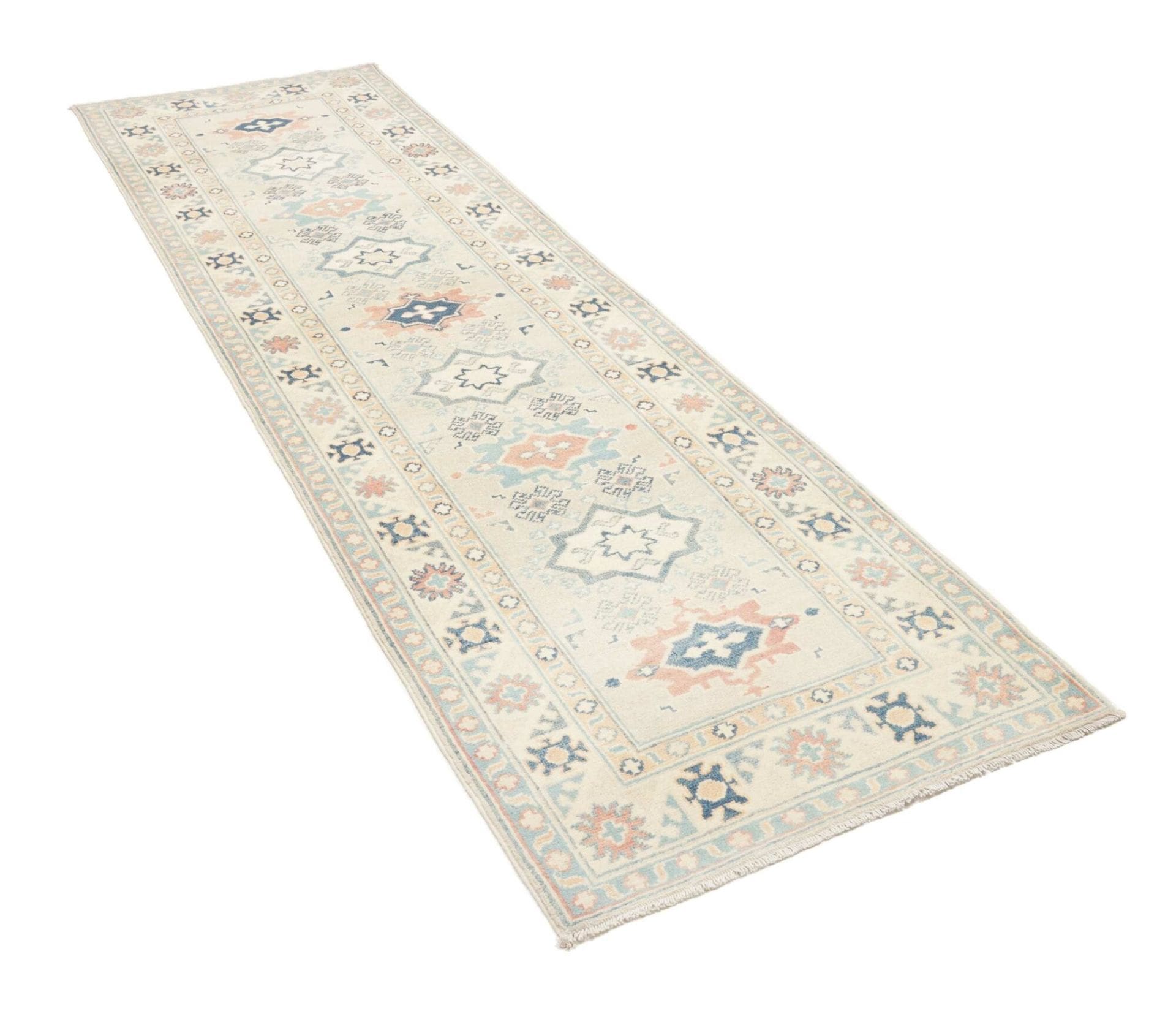 Kazak Orientteppich 86 × 294 cm aus Wolle, handgeknüpft