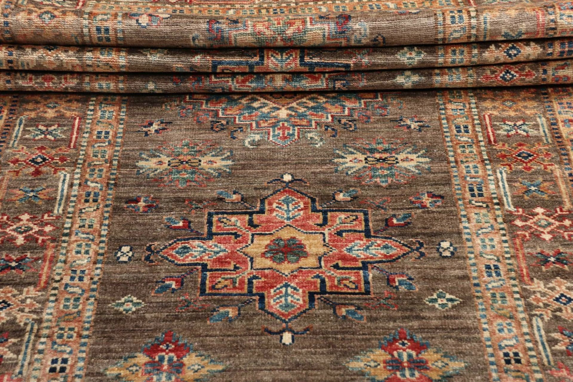Handgeknüpfter Kazak Orientteppich 88 × 256 cm