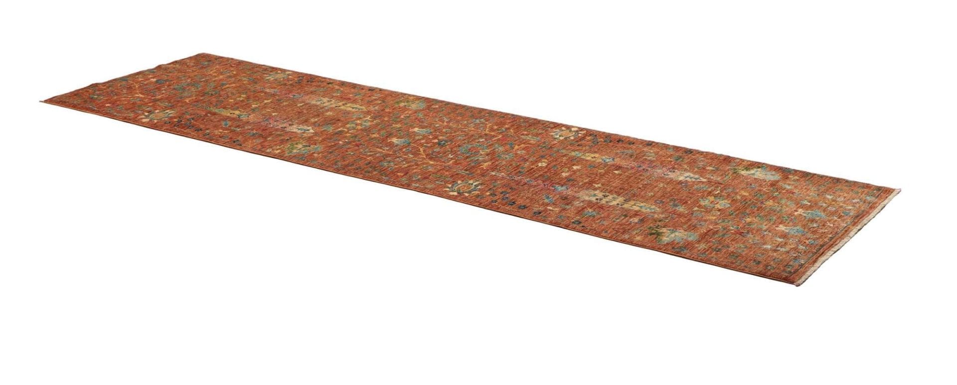 ziegler-orientteppich-87-x-294cm-schurwolle-handgeknupft-2 Ziegler Orientteppich 87 × 294 cm aus Wolle, handgeknüpft