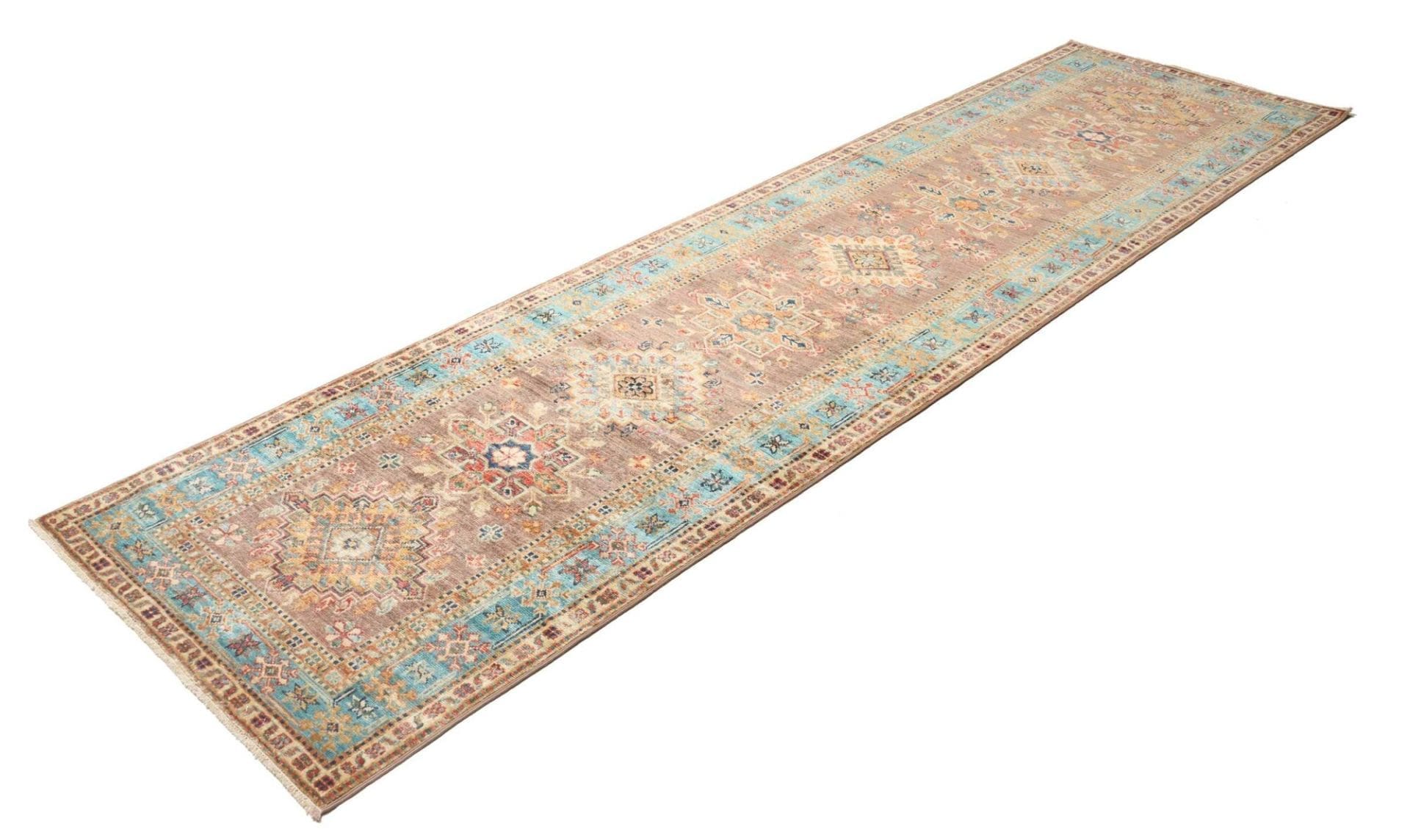 Handgeknüpfter Kazak Orientteppich, 85 × 298 cm, Wolle
