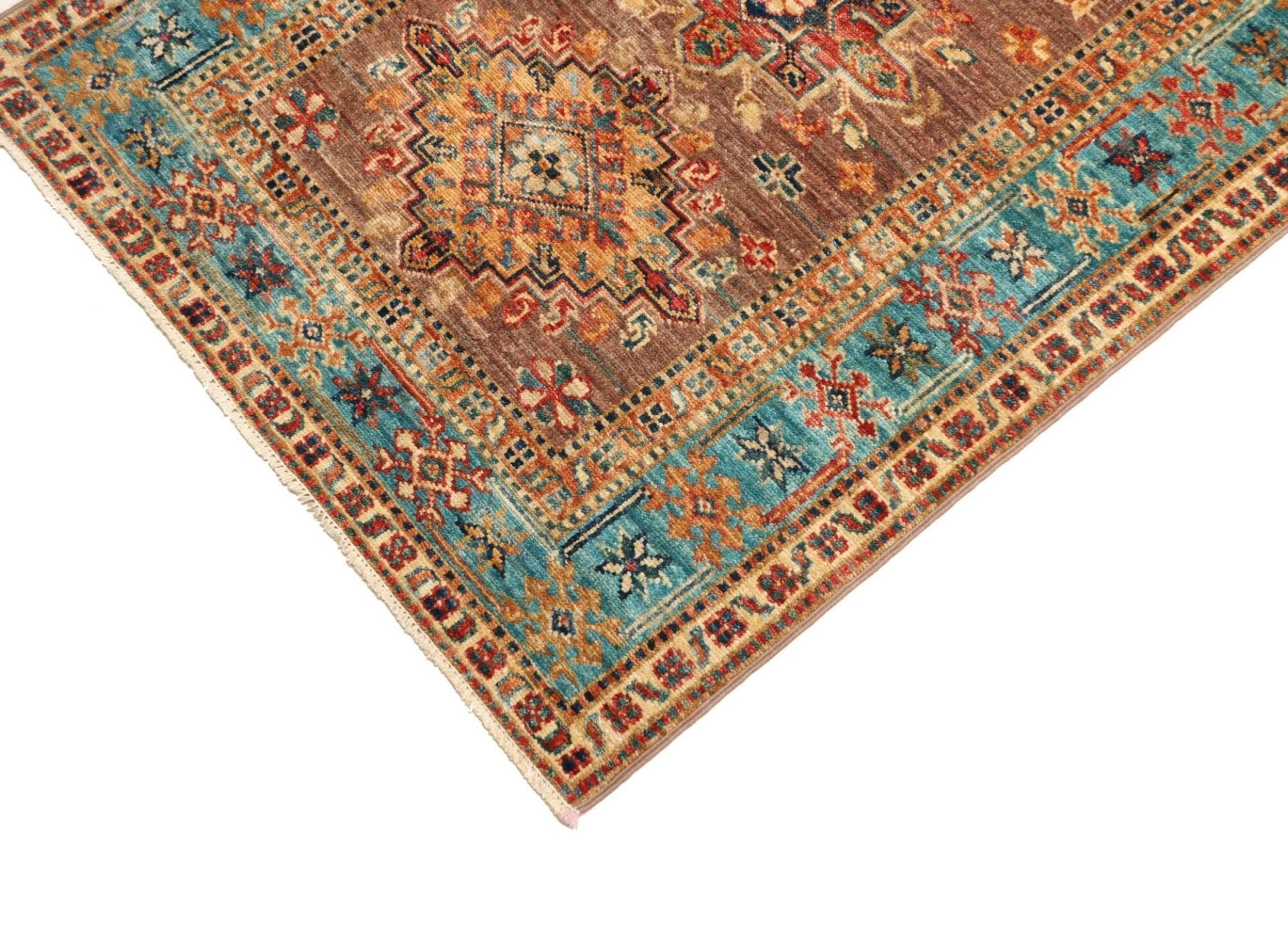 Handgeknüpfter Kazak Orientteppich, 85 × 298 cm, Wolle