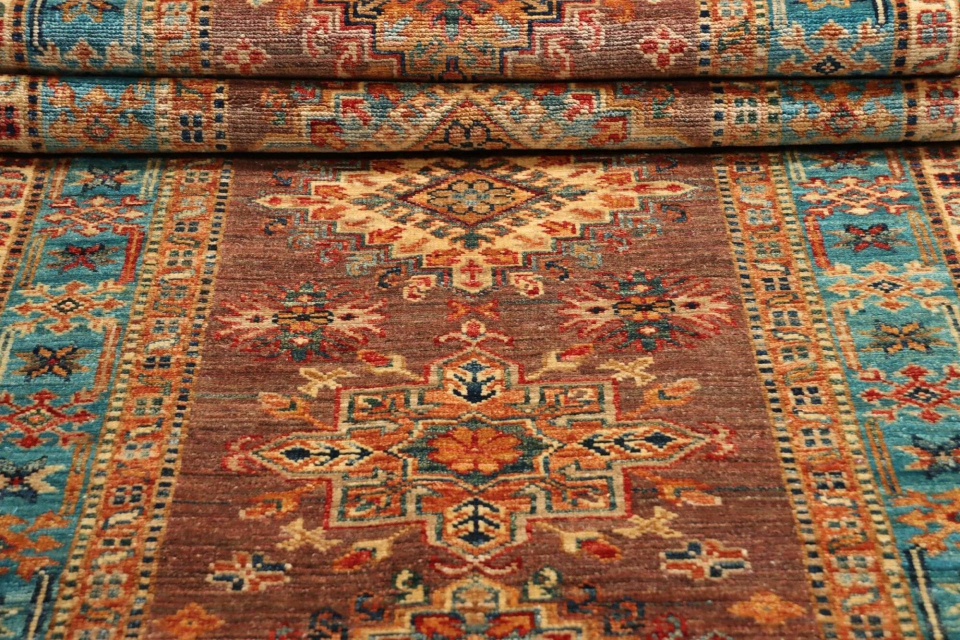 Handgeknüpfter Kazak Orientteppich, 85 × 298 cm, Wolle