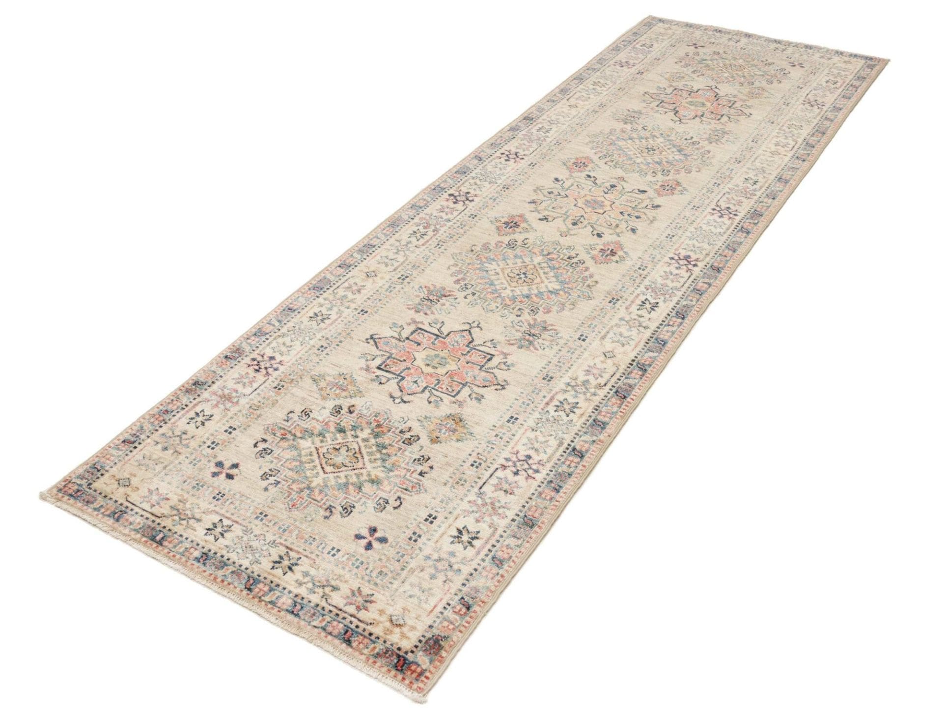 Kazak Orientteppich aus Pakistan, 86 × 257 cm