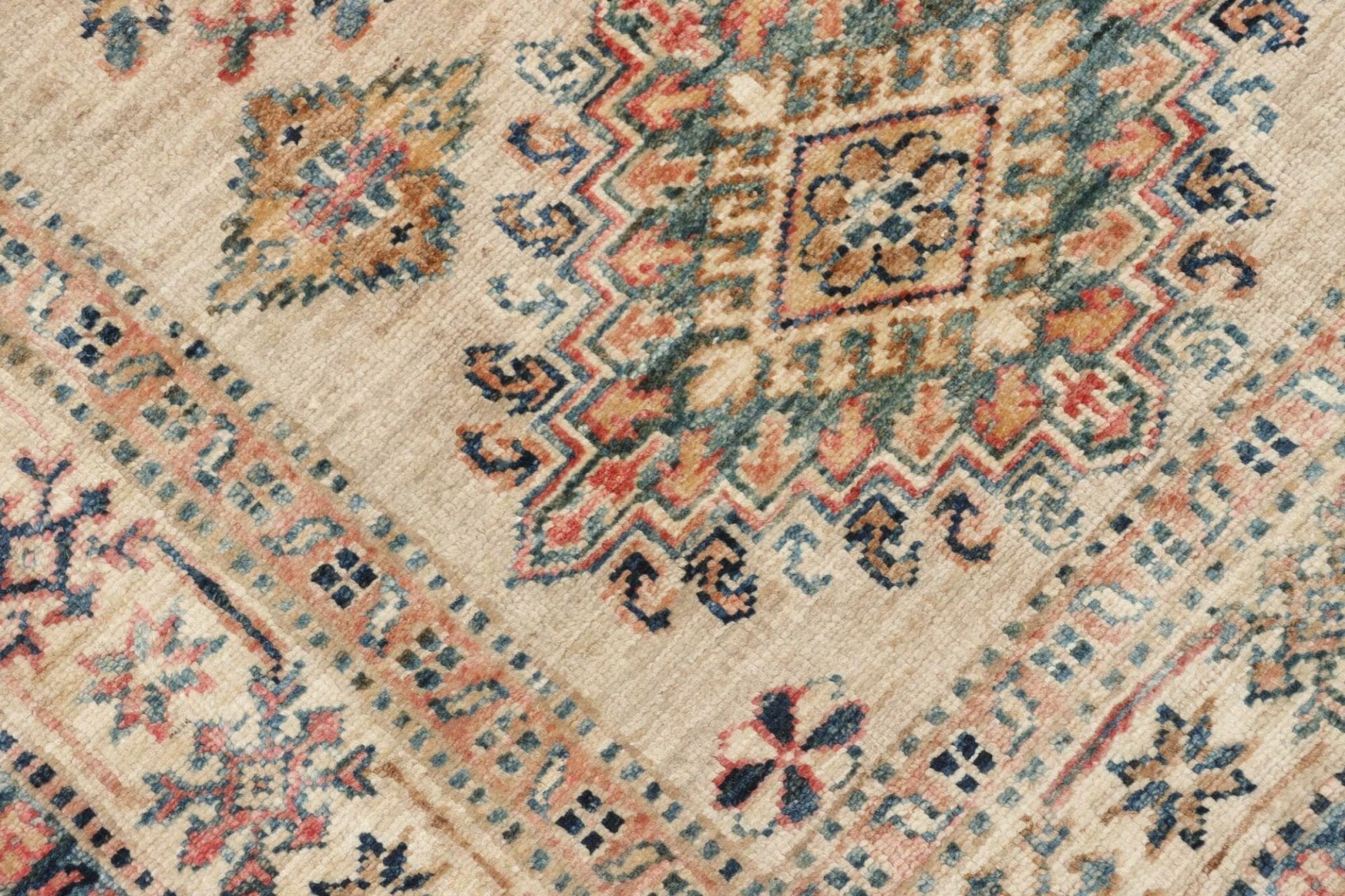 Kazak Orientteppich aus Pakistan, 86 × 257 cm