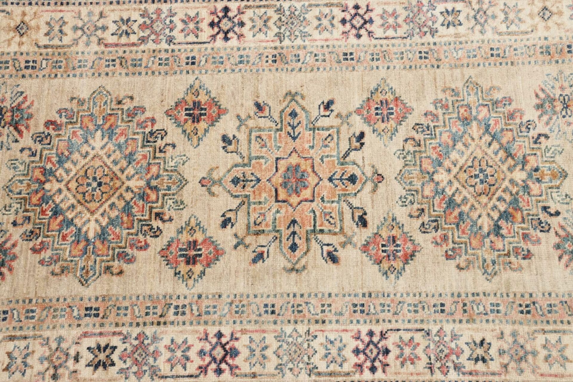 Kazak Orientteppich aus Pakistan, 86 × 257 cm