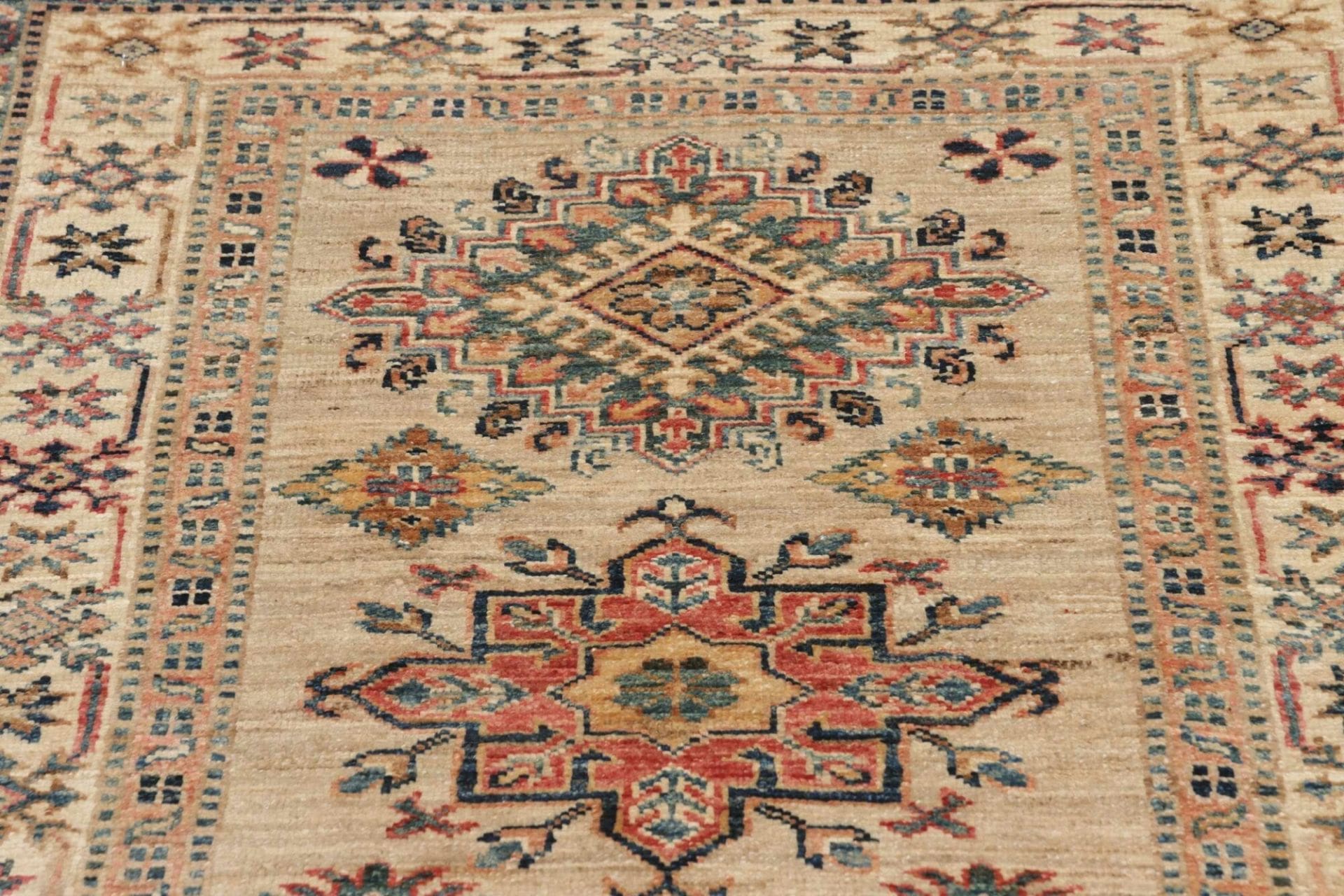 Kazak Orientteppich aus Pakistan, 86 × 257 cm