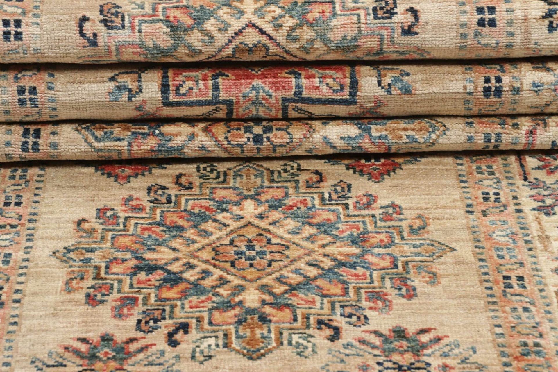Kazak Orientteppich aus Pakistan, 86 × 257 cm