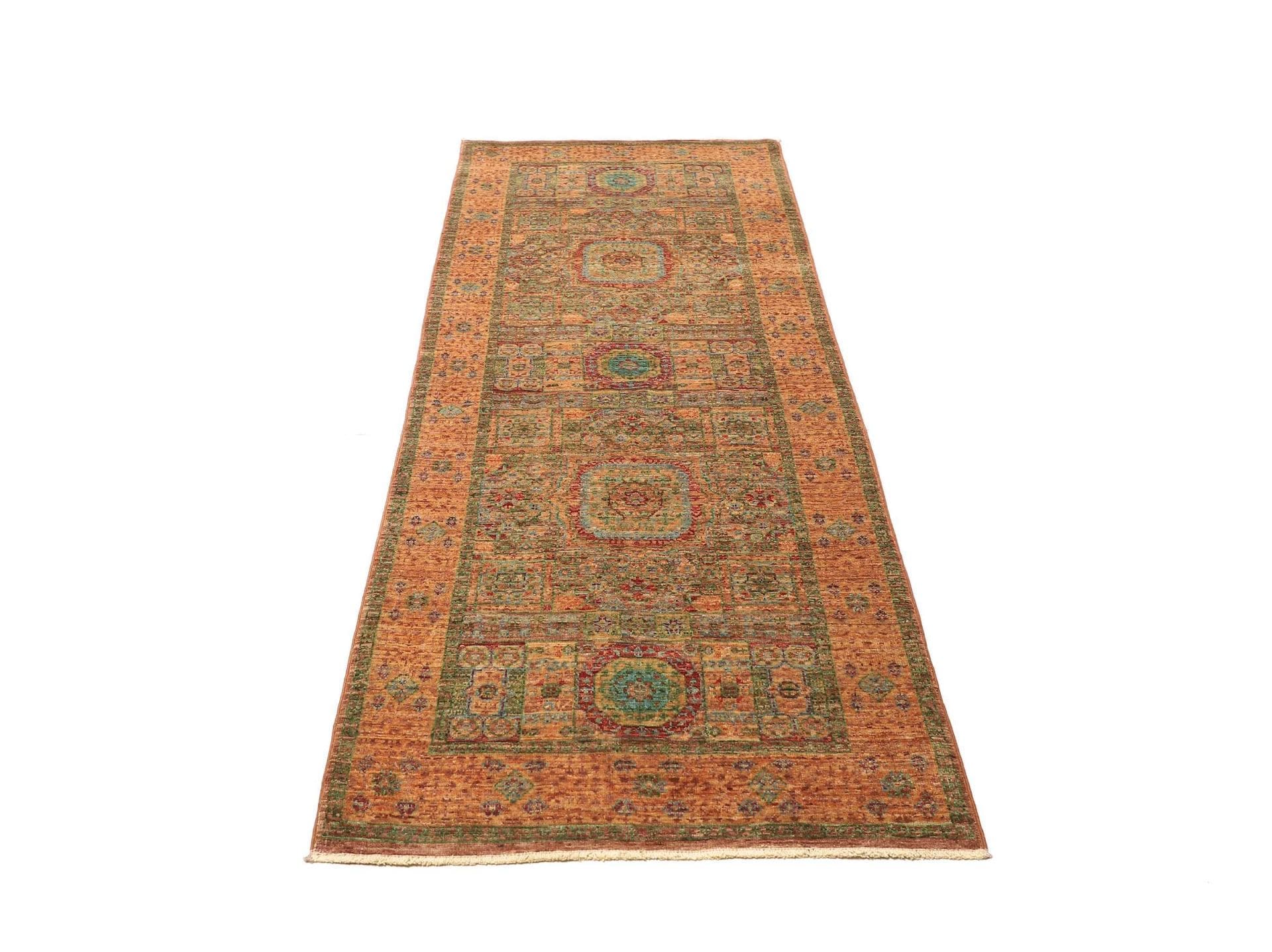 Mamluk Orientteppich aus Pakistan, 79 × 202 cm