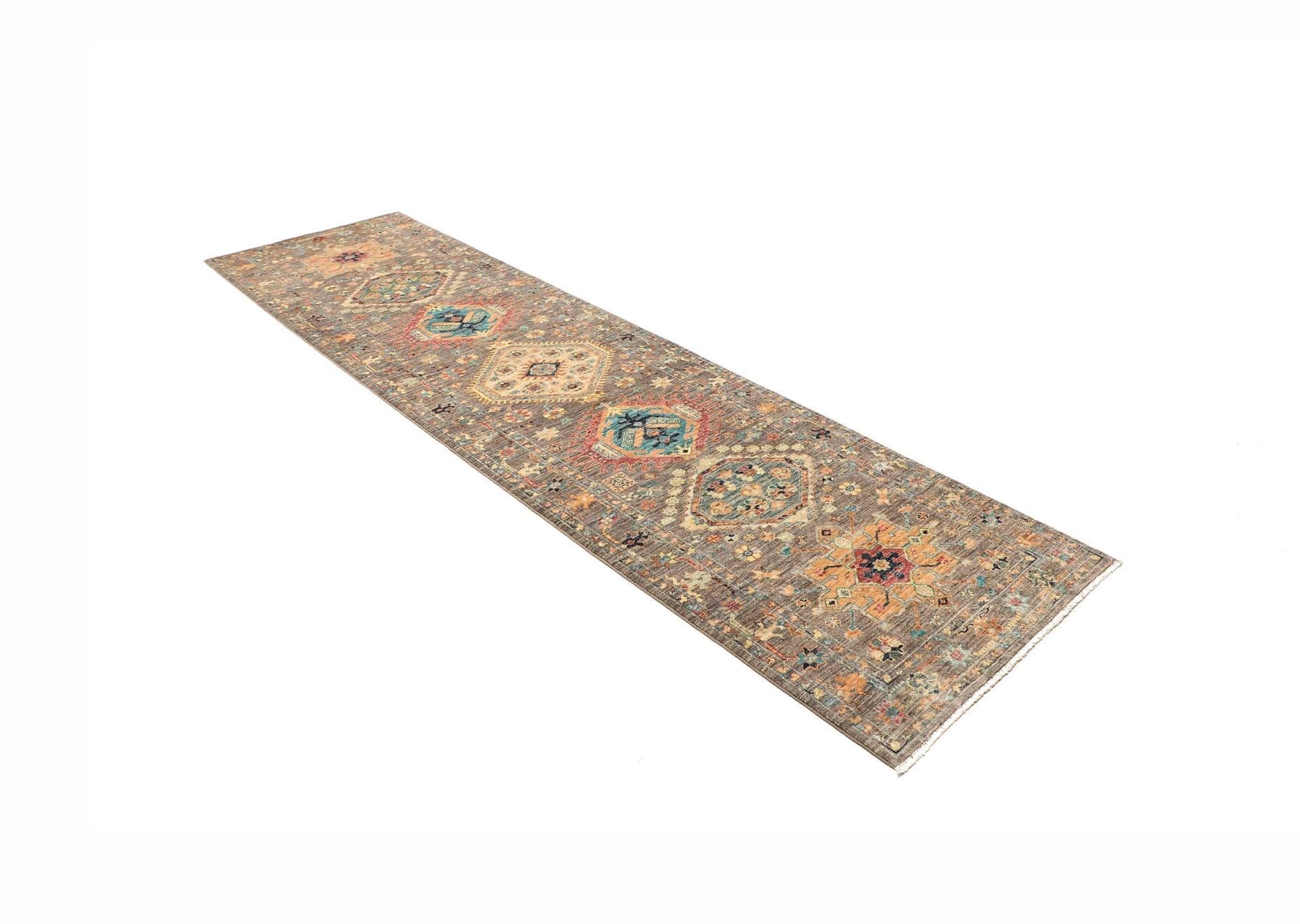 Samarkand Orientteppich 84 × 295 cm aus Wolle, handgeknüpft