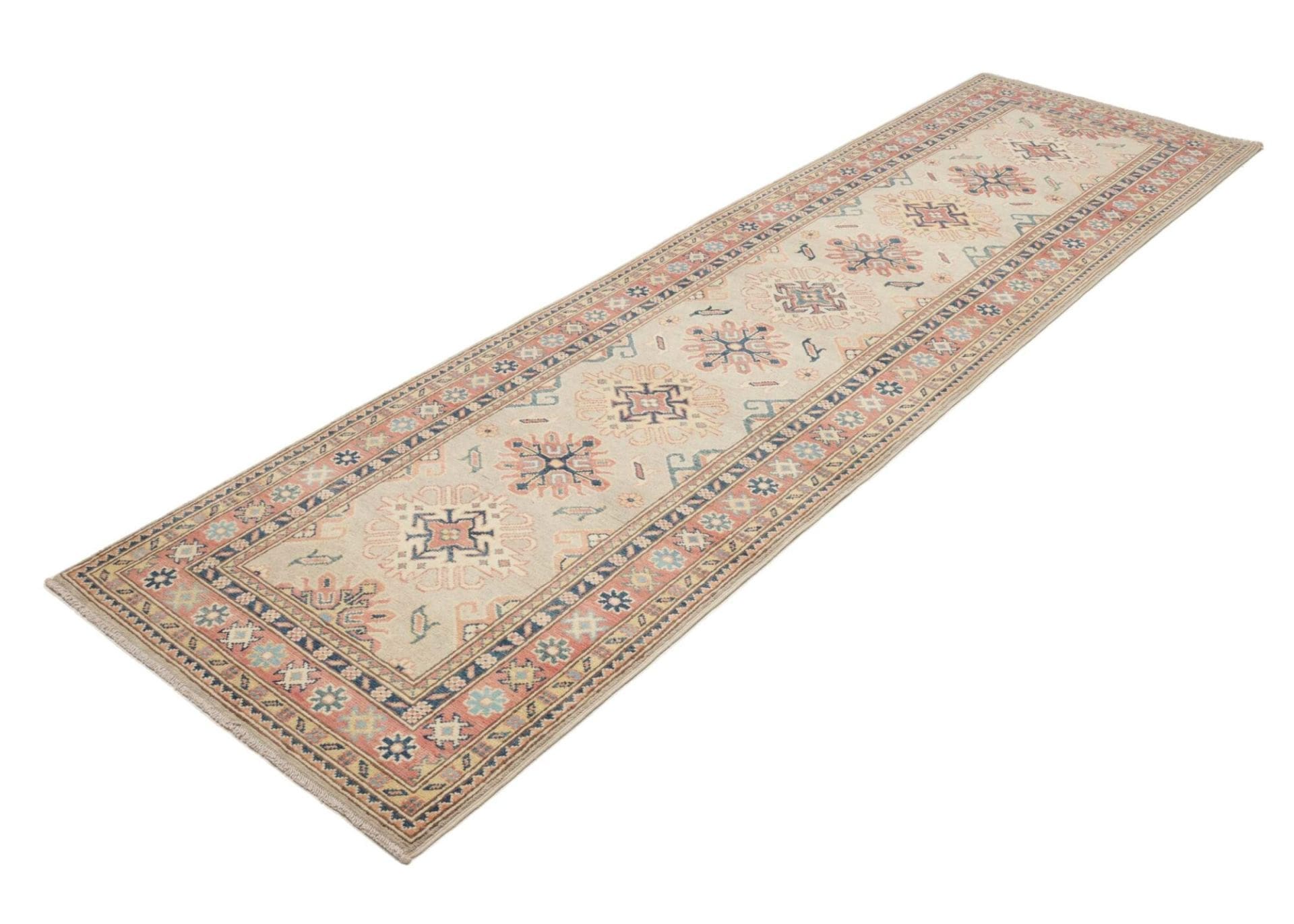Kazak Orientteppich 88 × 294 cm aus Wolle, handgeknüpft