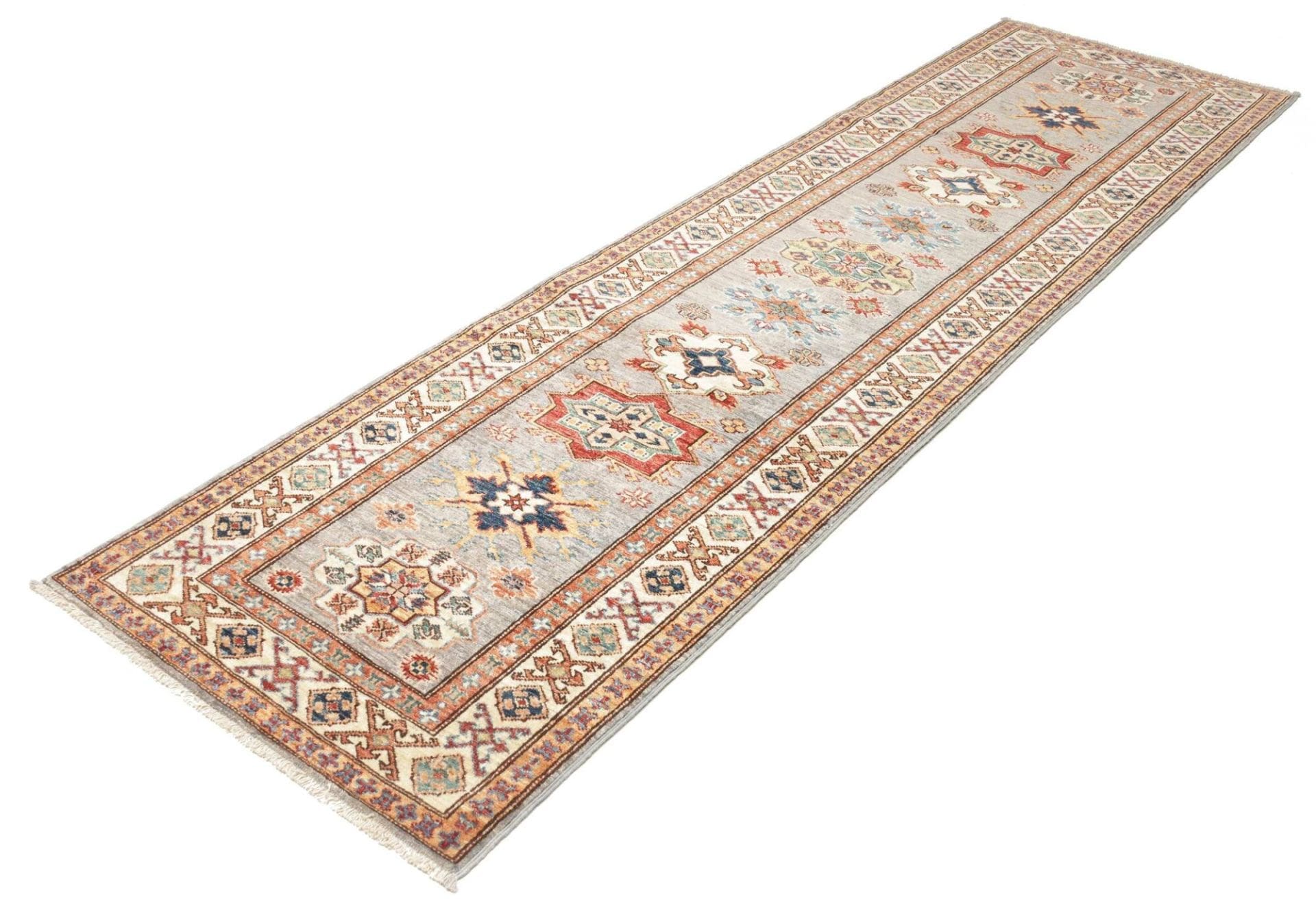 Handgeknüpfter Kazak Orientteppich, 86 × 291 cm, Wolle