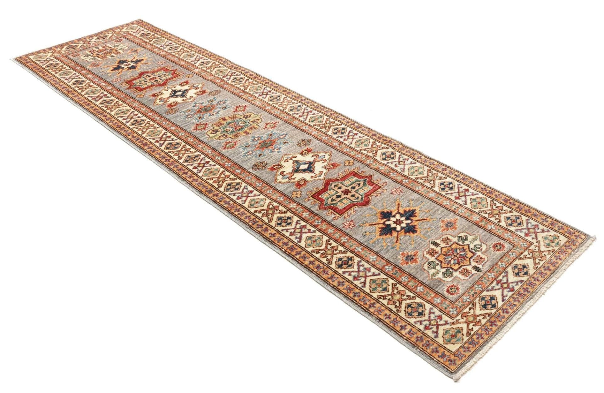 Handgeknüpfter Kazak Orientteppich, 86 × 291 cm, Wolle
