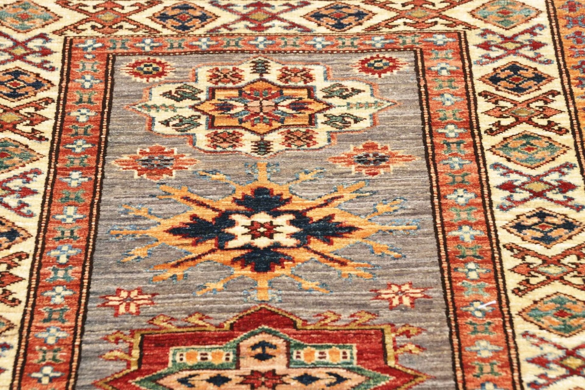Handgeknüpfter Kazak Orientteppich, 86 × 291 cm, Wolle