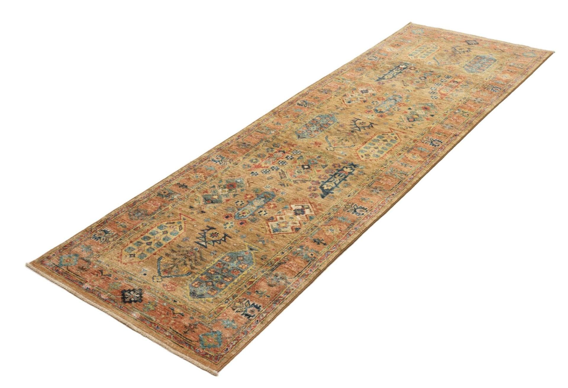 Handgeknüpfter Samarkand Orientteppich, 83 × 260 cm, Wolle