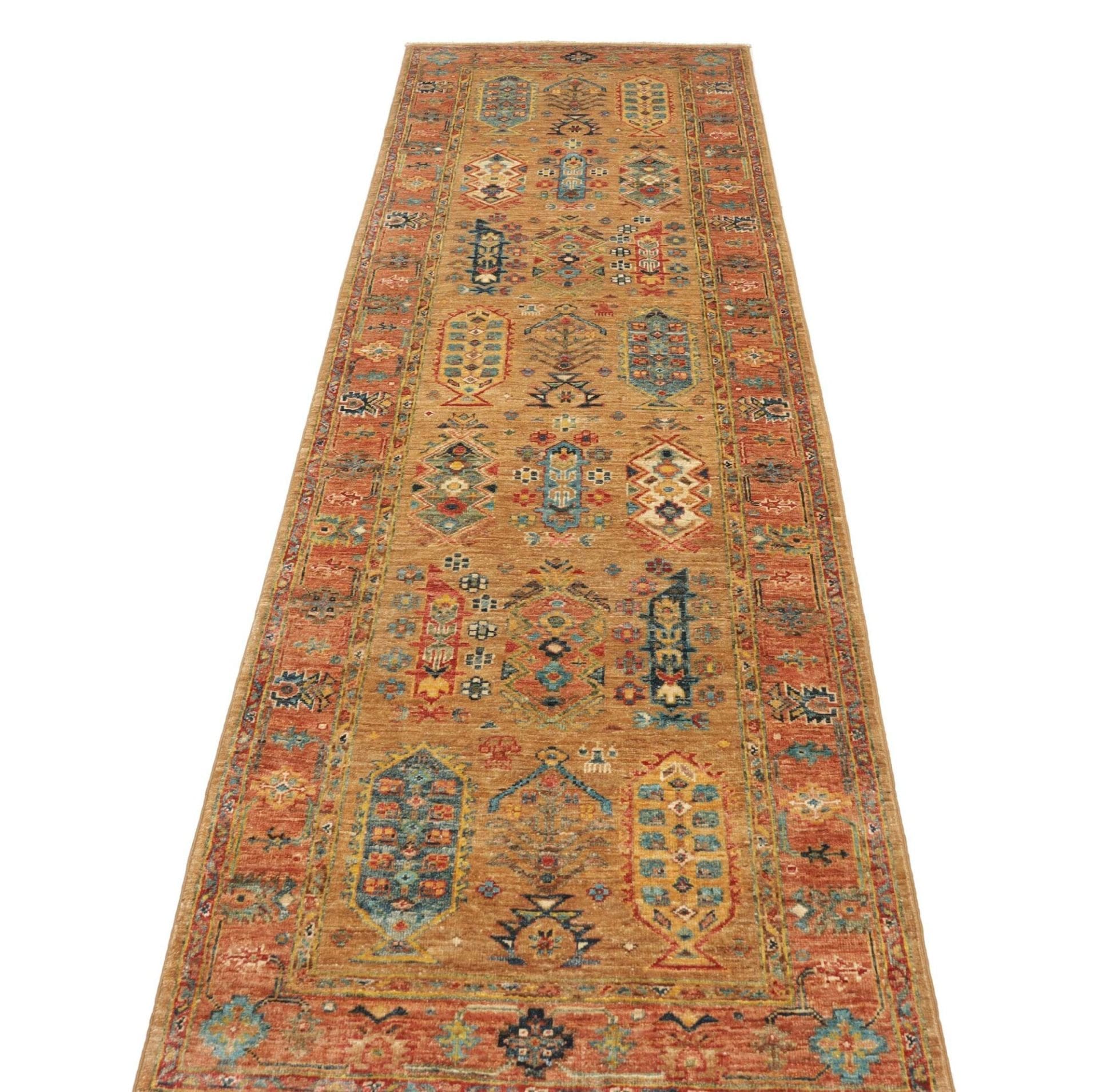 Handgeknüpfter Samarkand Orientteppich, 83 × 260 cm, Wolle