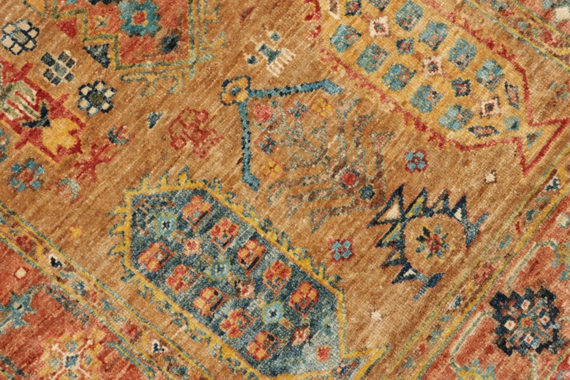 Handgeknüpfter Samarkand Orientteppich, 83 × 260 cm, Wolle