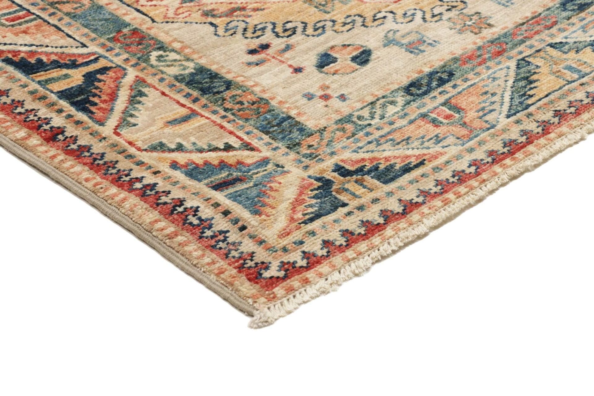 Kazak Orientteppich 87 × 255 cm aus Wolle, handgeknüpft