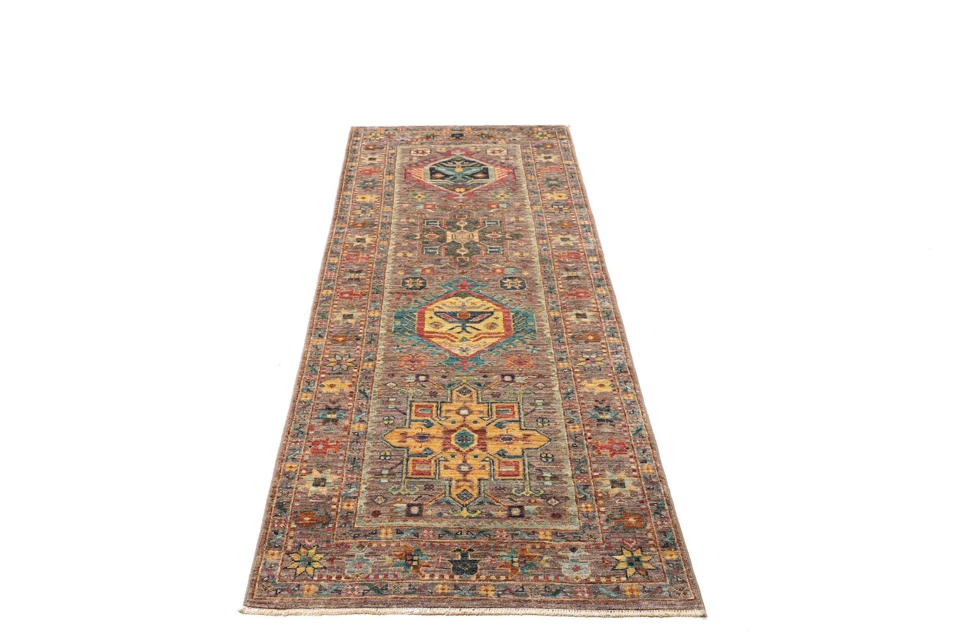 Samarkand Orientteppich 83 × 204 cm aus Wolle, handgeknüpft
