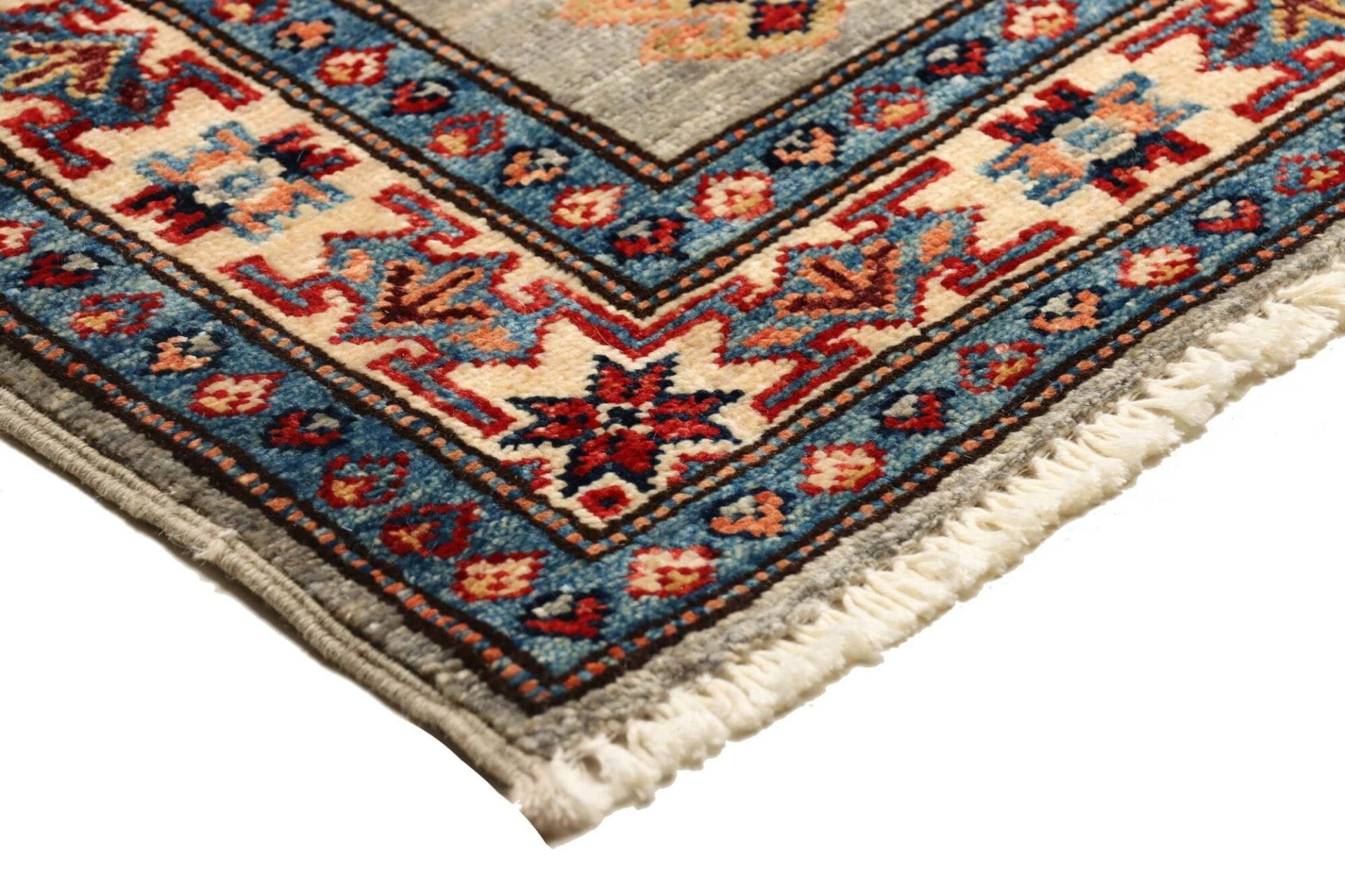 Kazak Orientteppich 82 × 243 cm aus Wolle, handgeknüpft