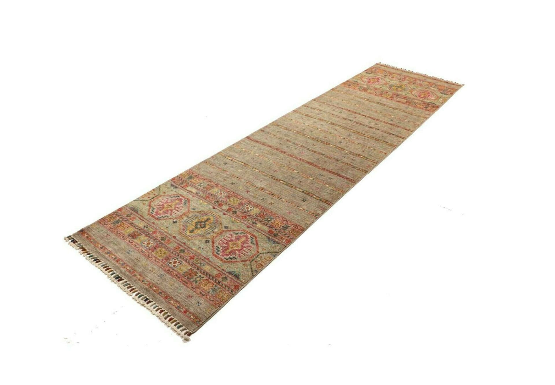 Handgeknüpfter Samarkand Orientteppich 84 × 289 cm
