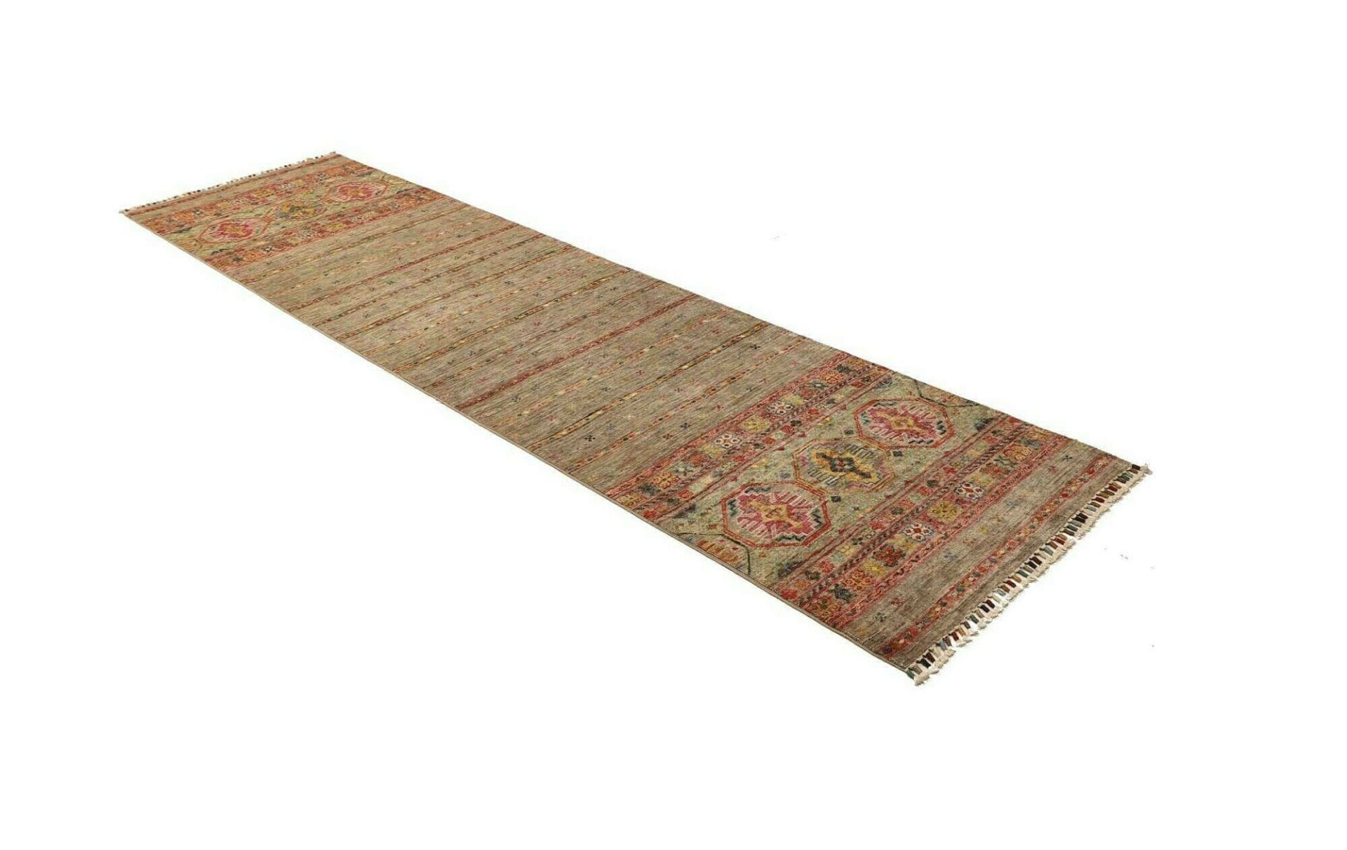 Handgeknüpfter Samarkand Orientteppich 84 × 289 cm