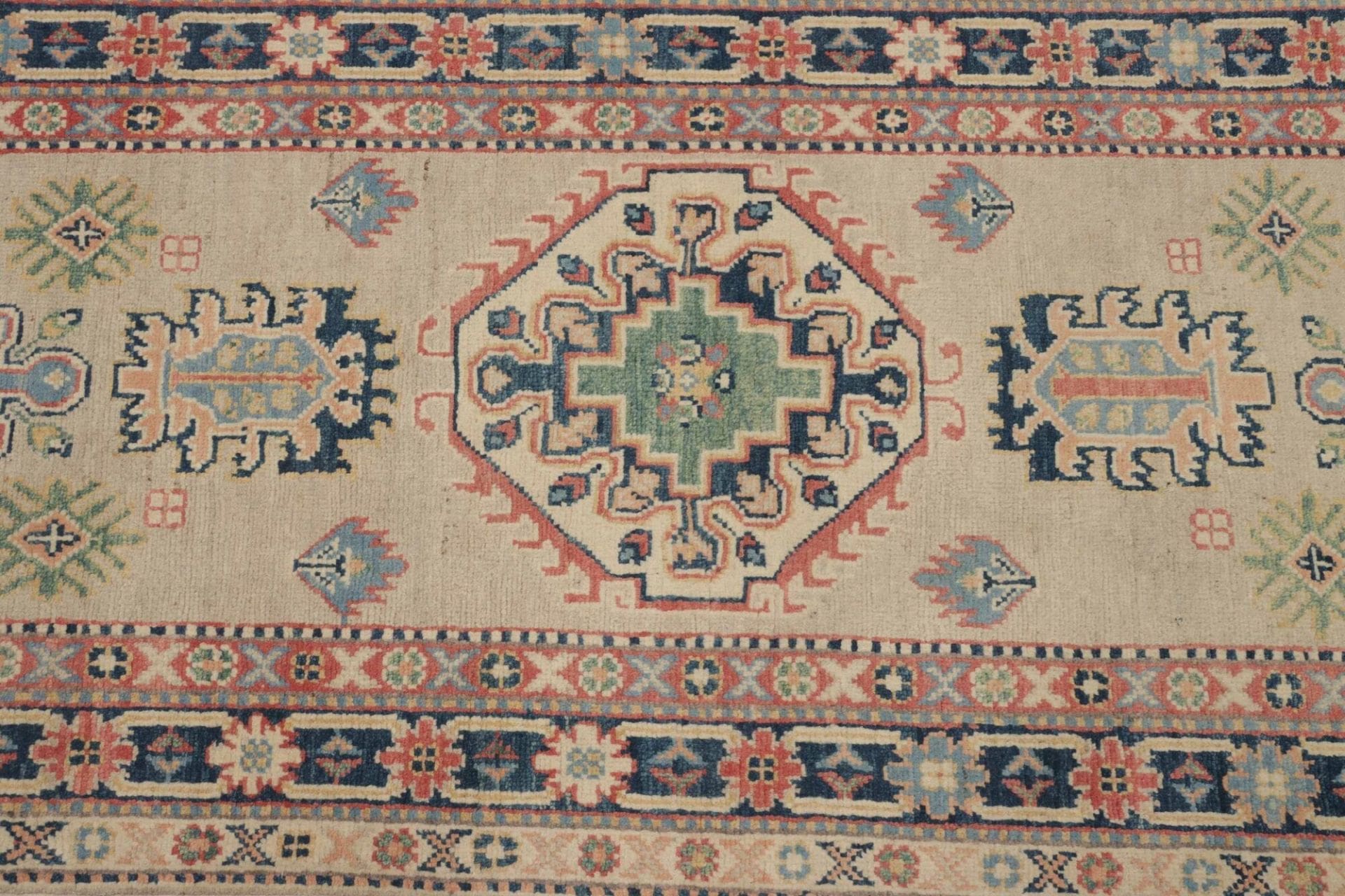 Handgeknüpfter Kazak Orientteppich, 88 × 280 cm, Wolle