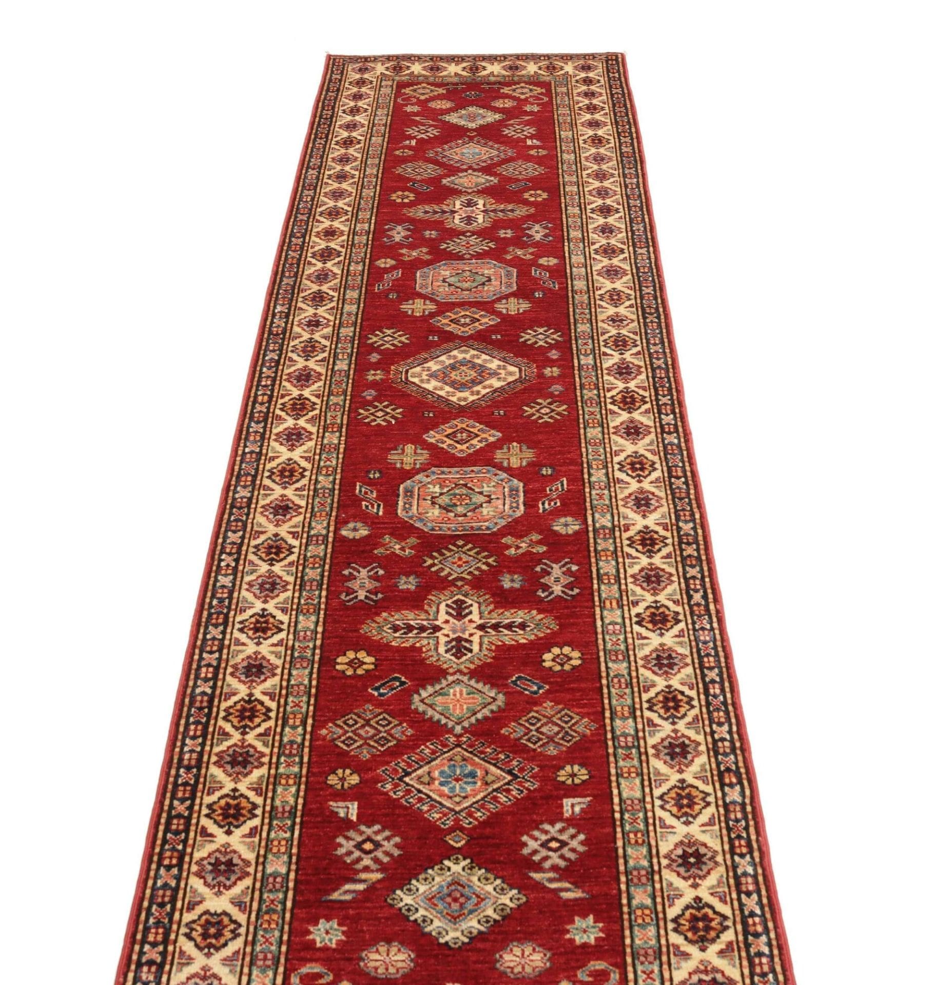 Handgeknüpfter Kazak Orientteppich 85 × 296 cm
