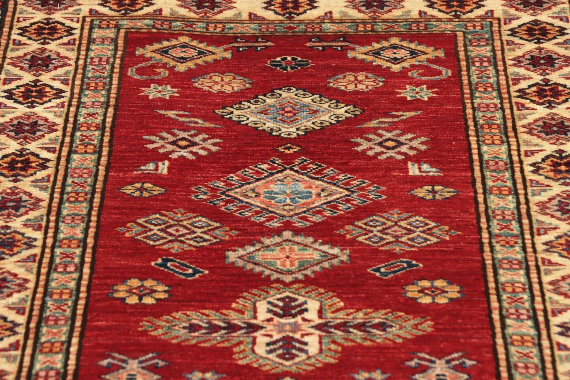 Handgeknüpfter Kazak Orientteppich 85 × 296 cm