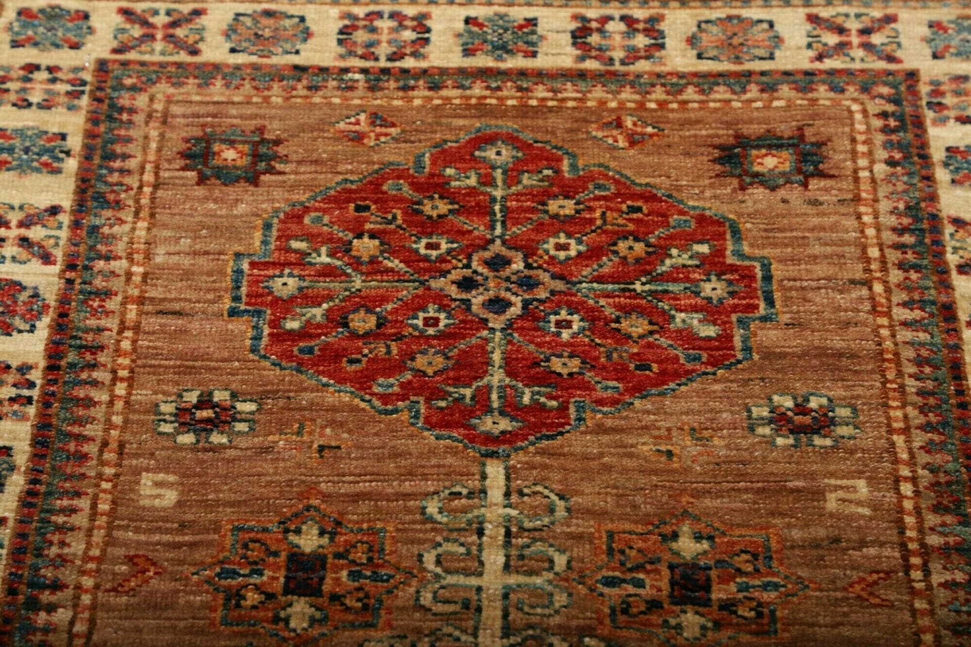 Kazak Orientteppich 85 × 297 cm aus Wolle, handgeknüpft