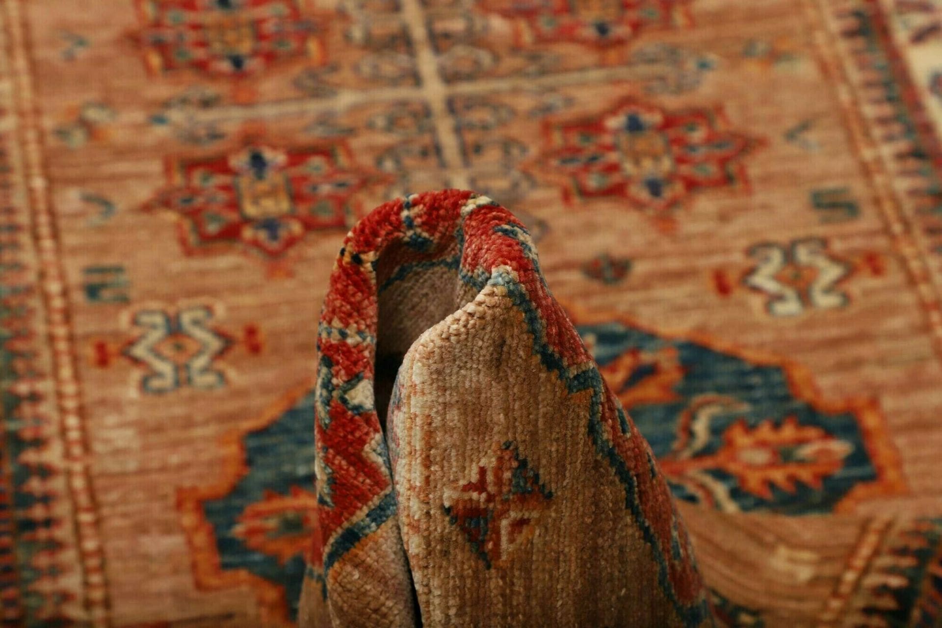 Kazak Orientteppich 85 × 297 cm aus Wolle, handgeknüpft