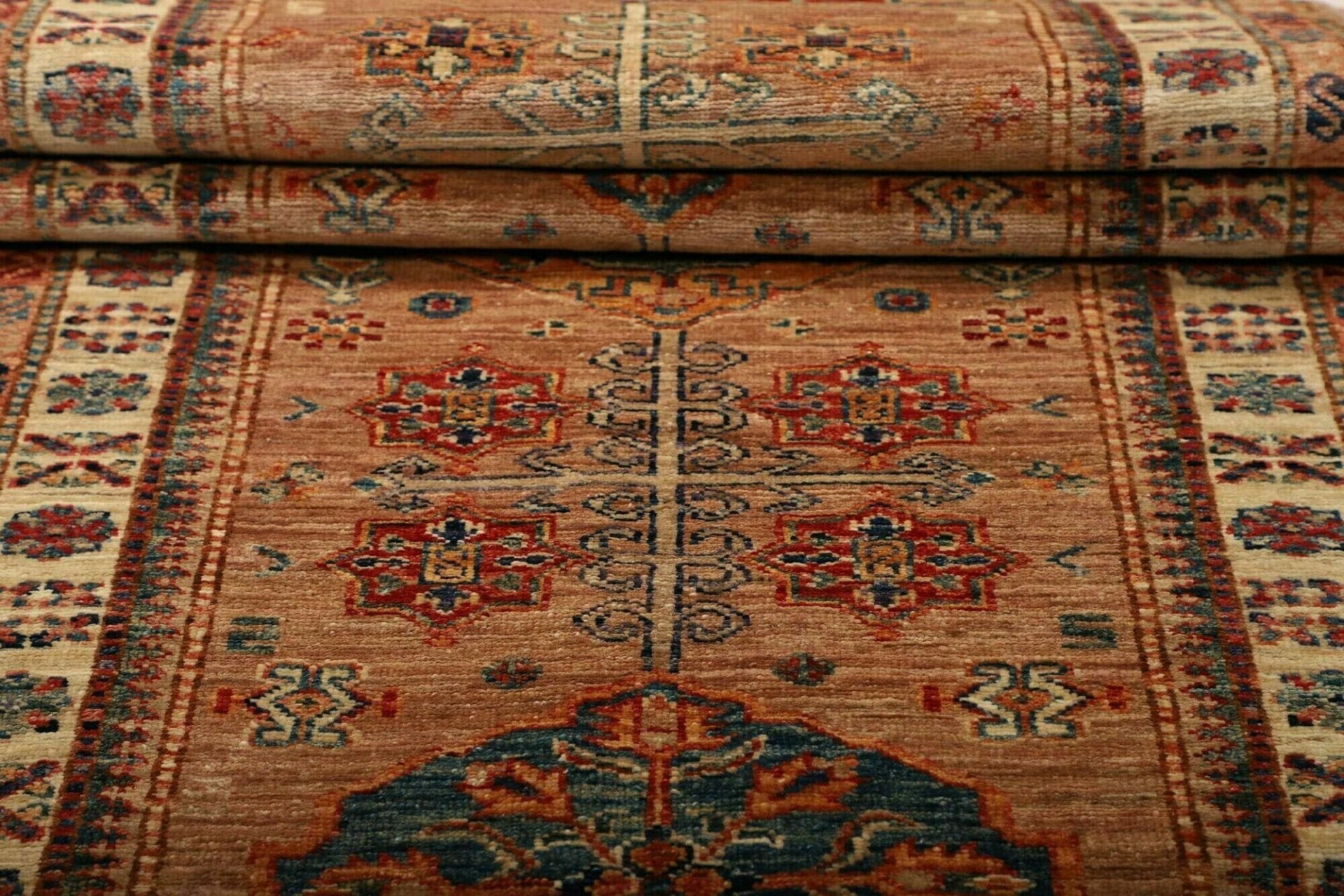 Kazak Orientteppich 85 × 297 cm aus Wolle, handgeknüpft