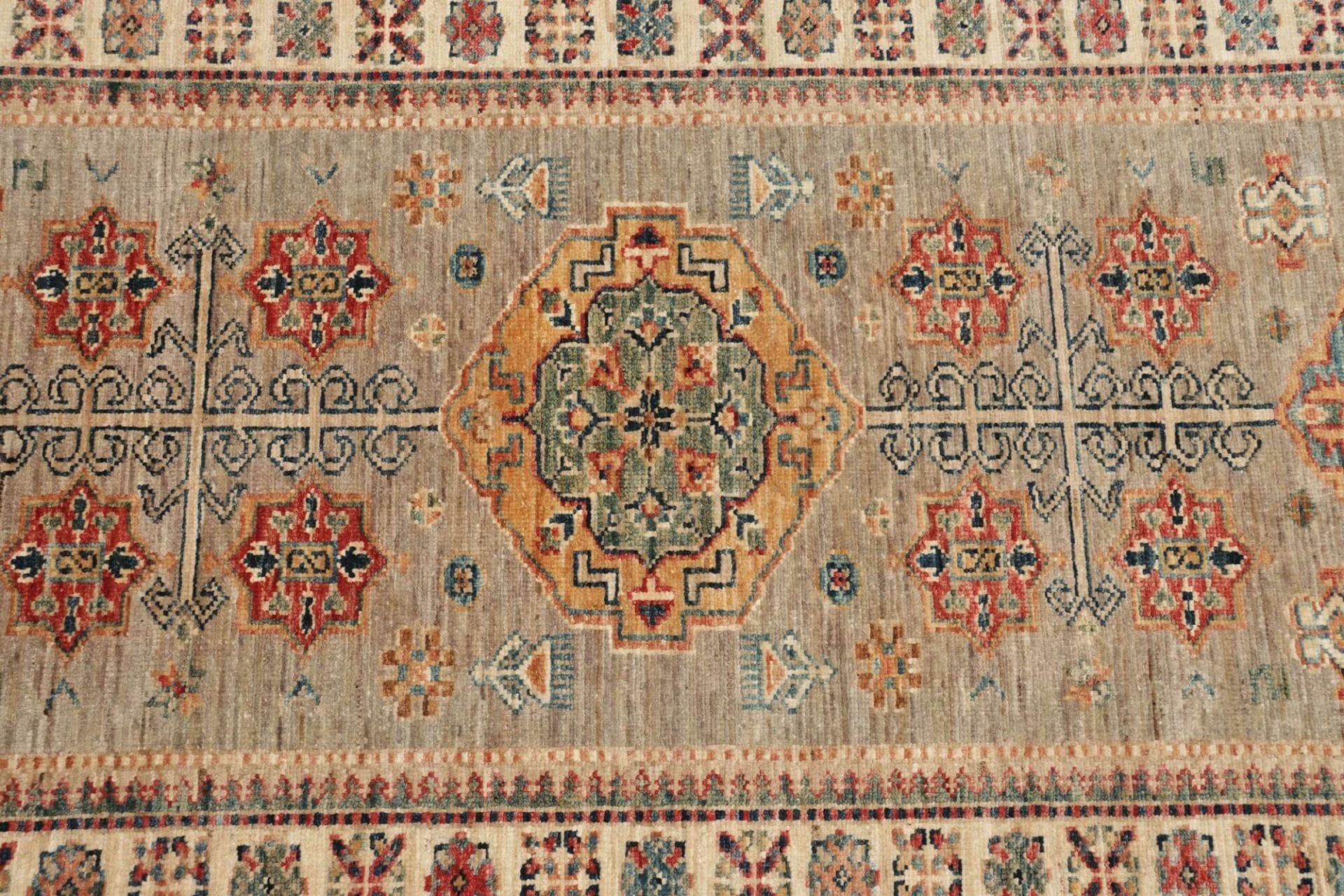 Kazak Orientteppich aus Pakistan, 86 × 298 cm