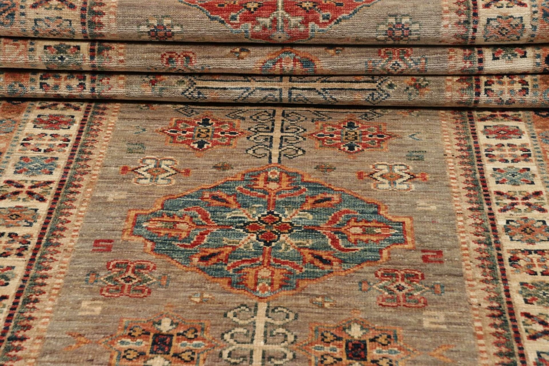 Kazak Orientteppich aus Pakistan, 86 × 298 cm