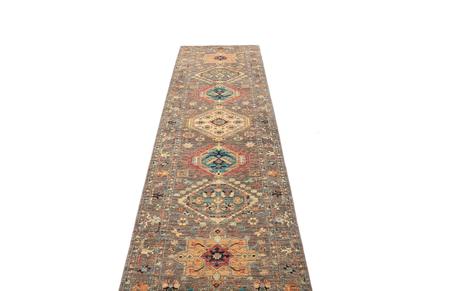 Handgeknüpfter Samarkand Orientteppich 84 × 295 cm