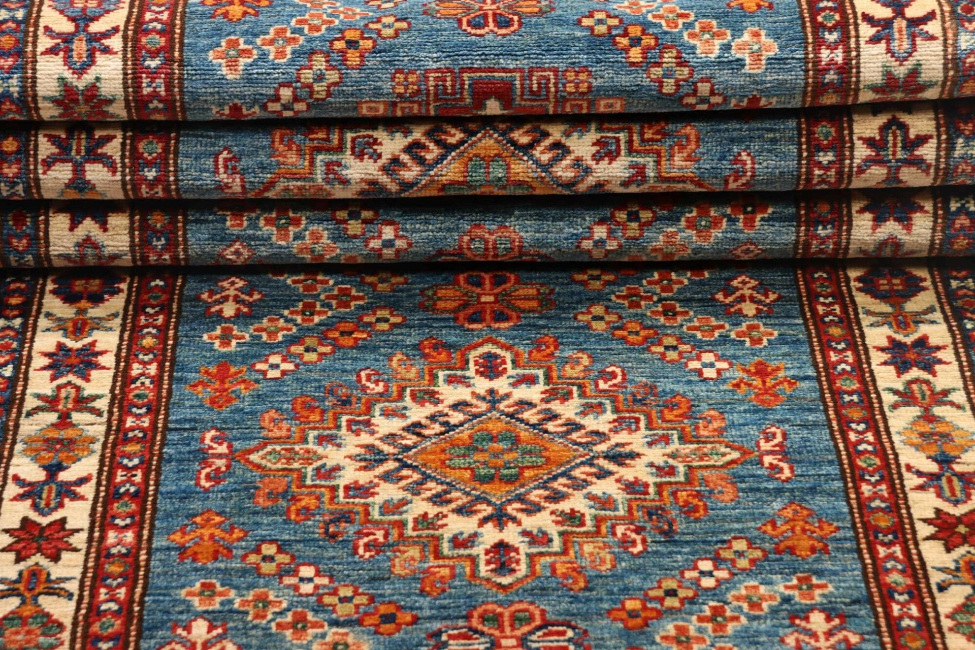 Handgeknüpfter Kazak Orientteppich 84 × 295 cm