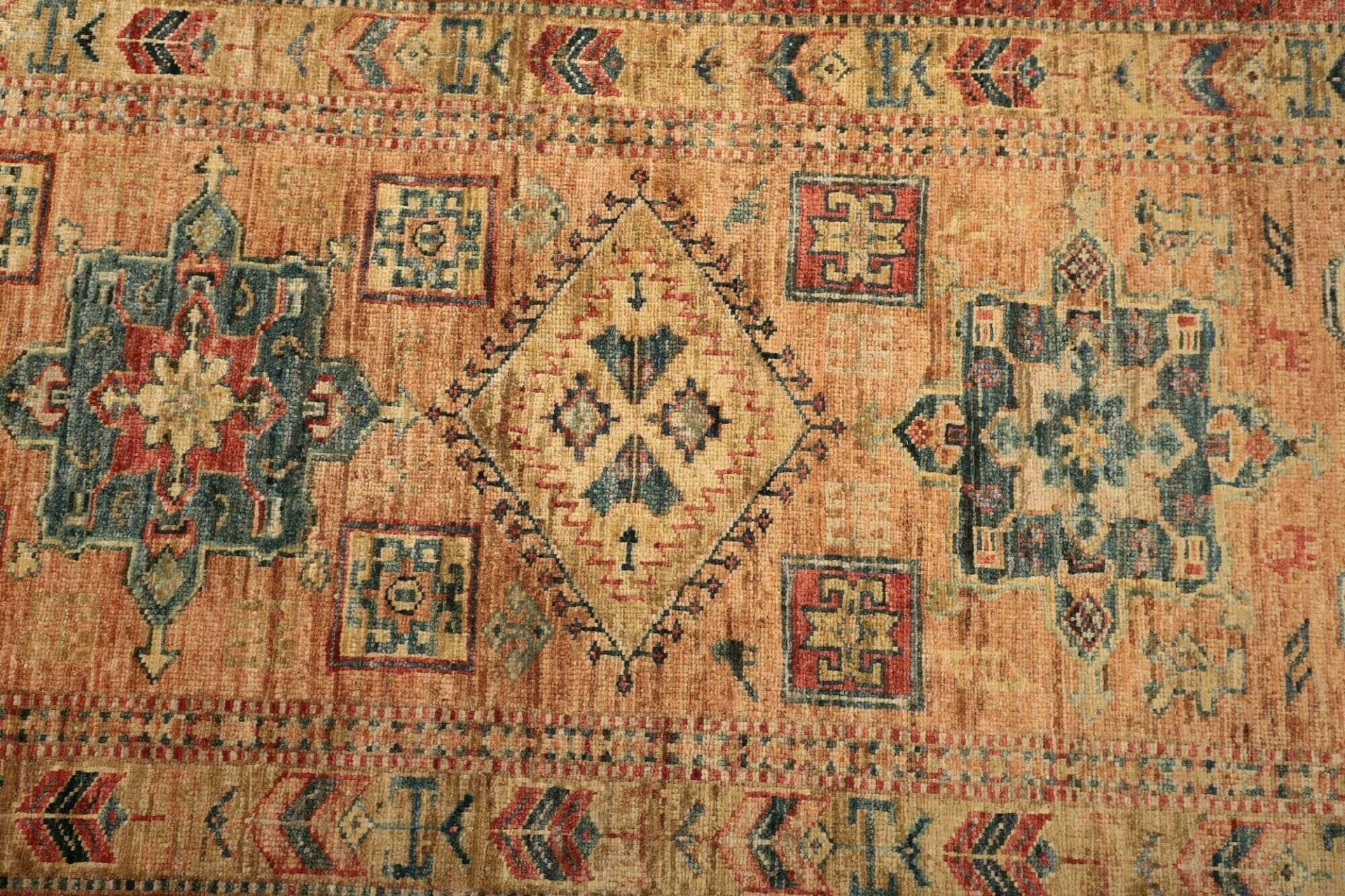 Kazak Orientteppich 77 × 251 cm aus Wolle, handgeknüpft