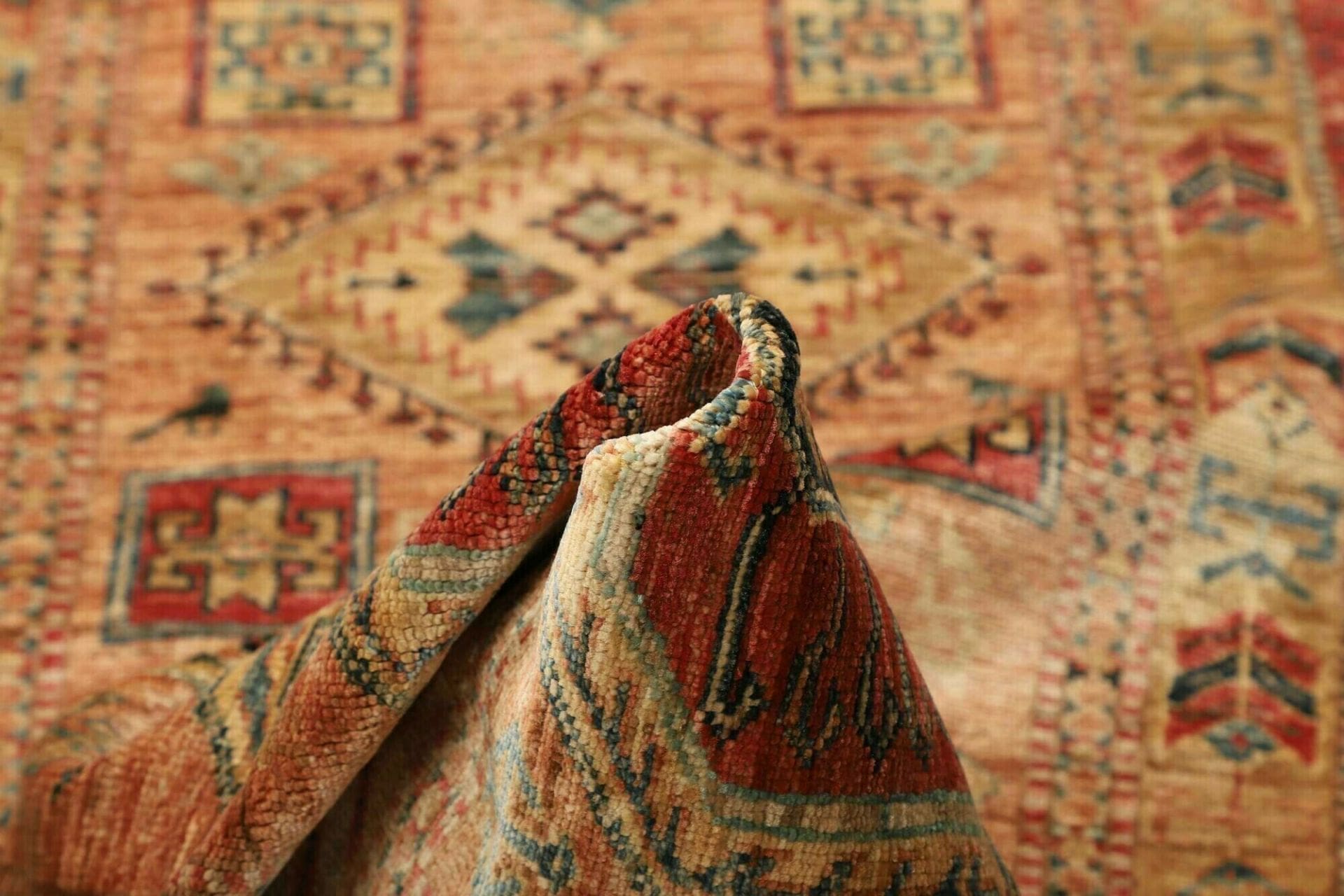 Kazak Orientteppich 77 × 251 cm aus Wolle, handgeknüpft