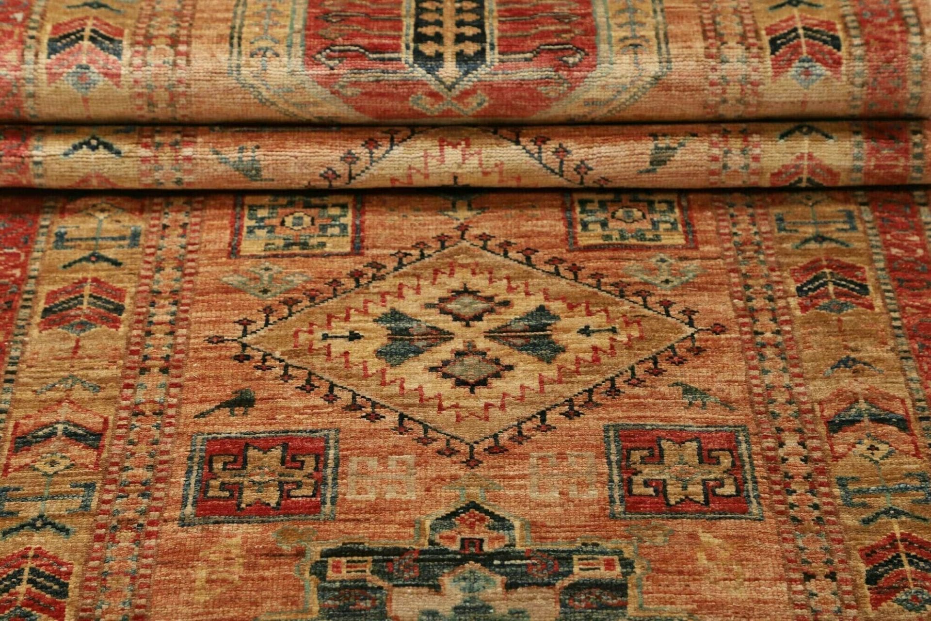 Kazak Orientteppich 77 × 251 cm aus Wolle, handgeknüpft