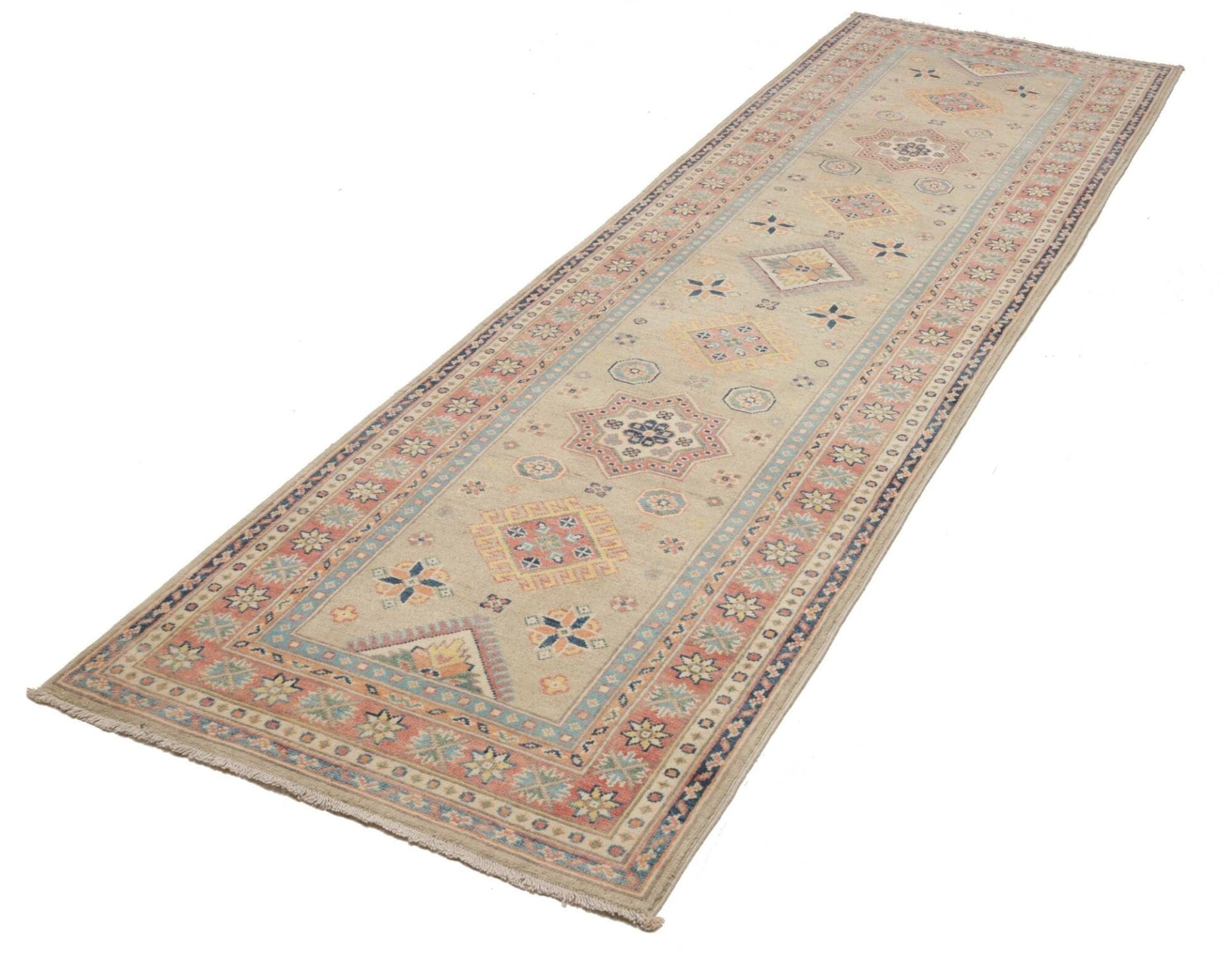 Handgeknüpfter Kazak Orientteppich 87 × 287 cm
