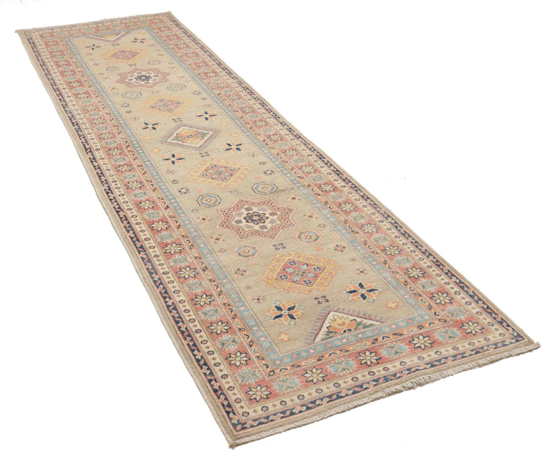 Handgeknüpfter Kazak Orientteppich 87 × 287 cm