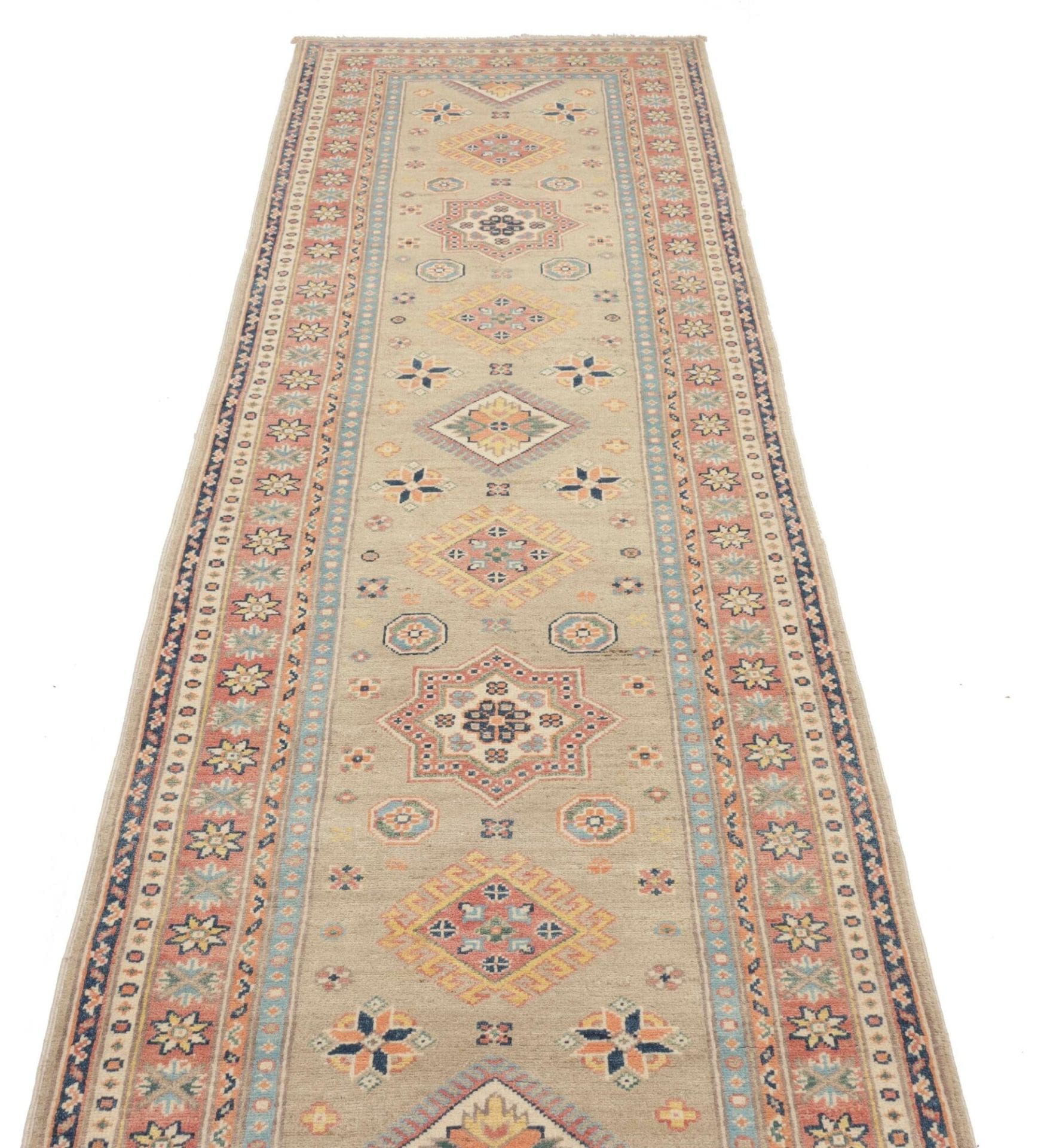 Handgeknüpfter Kazak Orientteppich 87 × 287 cm