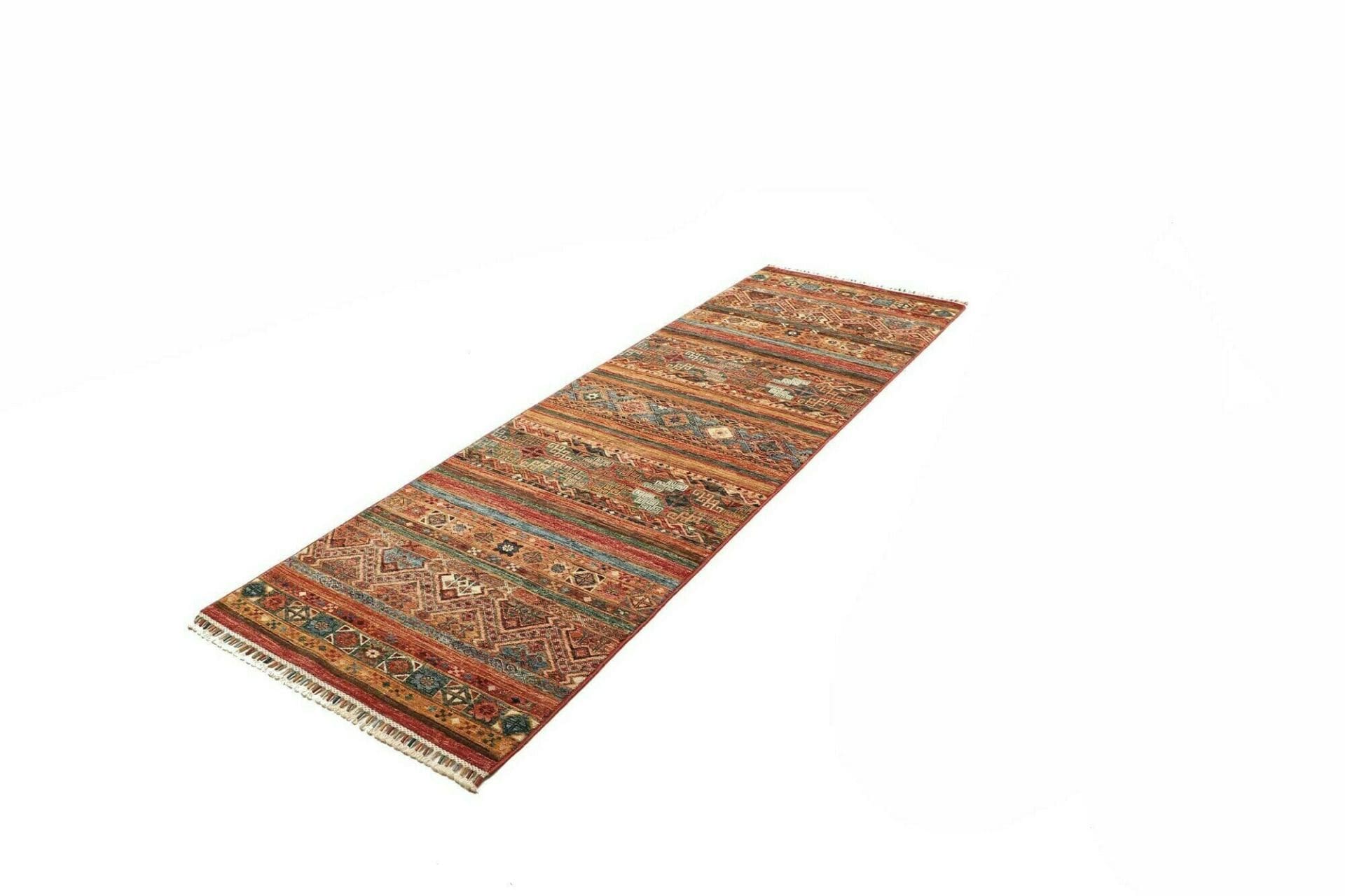 Handgeknüpfter Samarkand Orientteppich 84 × 251 cm