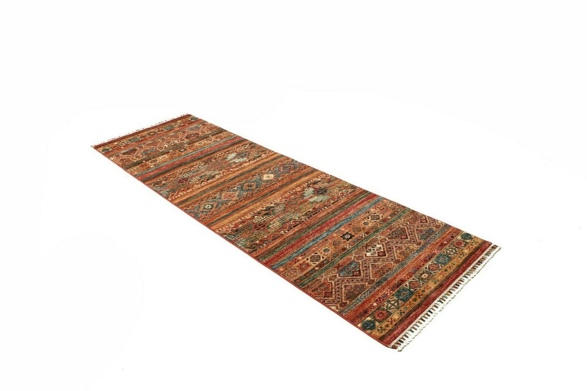 Handgeknüpfter Samarkand Orientteppich 84 × 251 cm