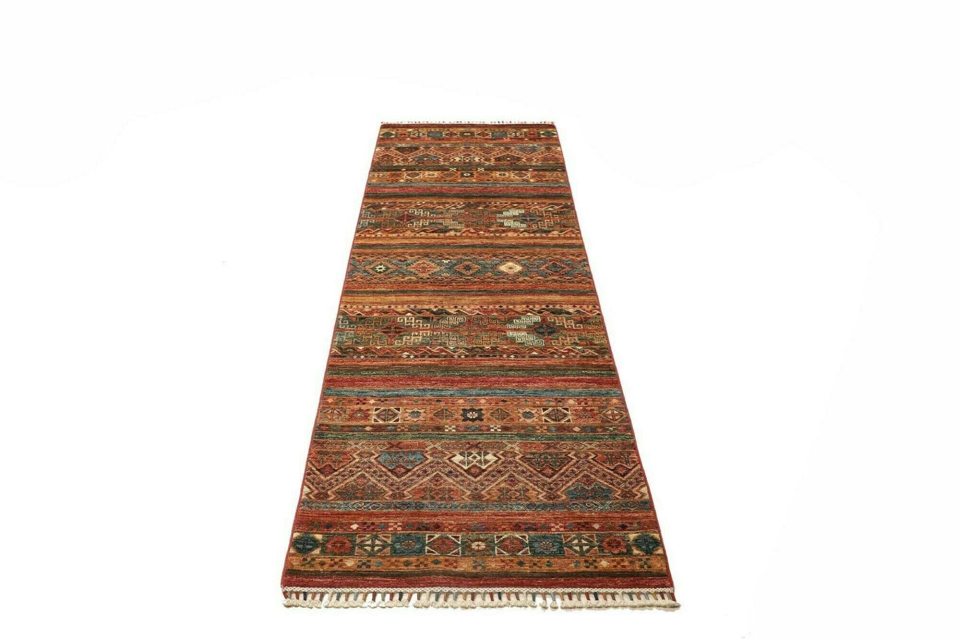 Handgeknüpfter Samarkand Orientteppich 84 × 251 cm