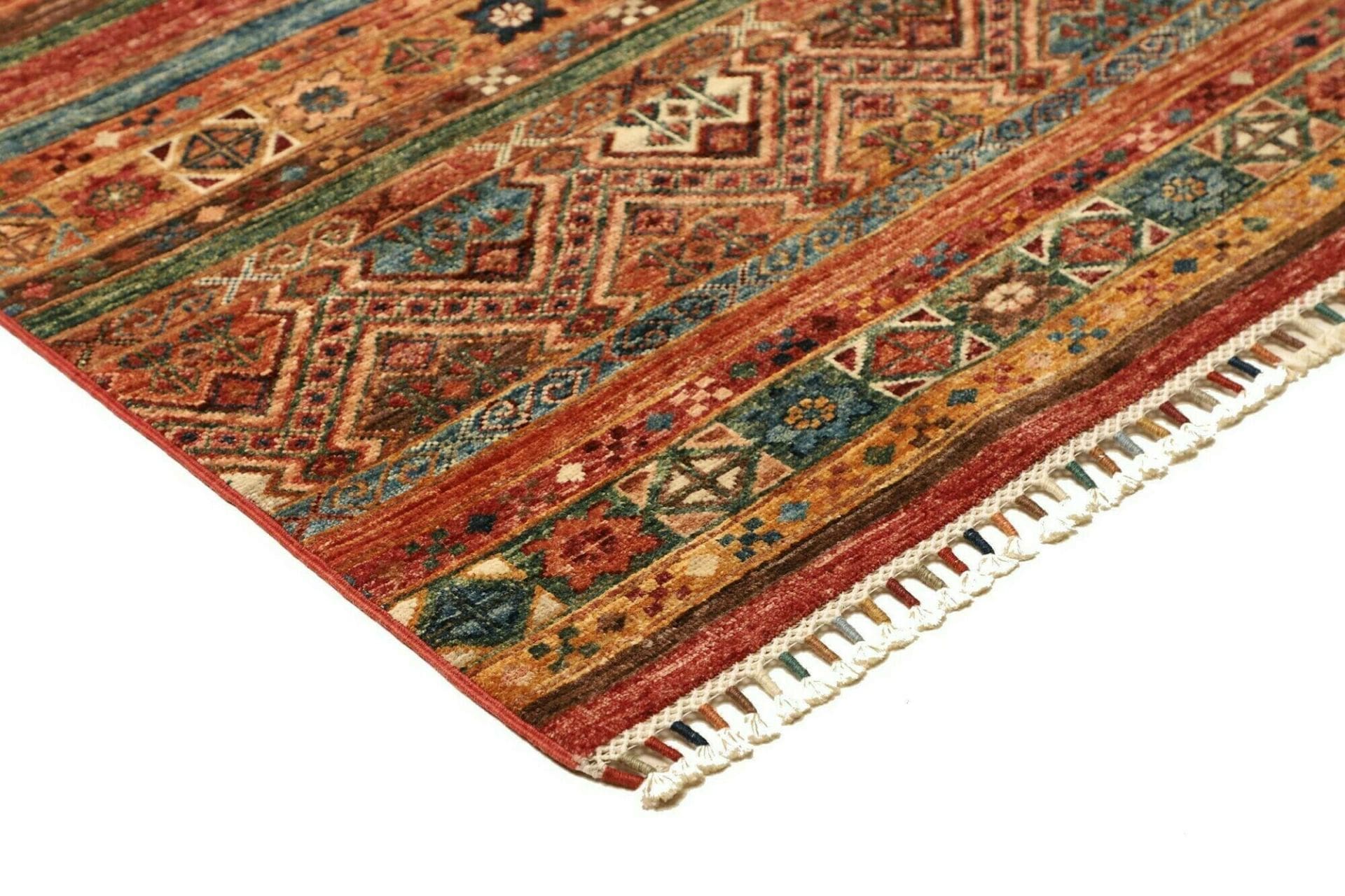 Handgeknüpfter Samarkand Orientteppich 84 × 251 cm